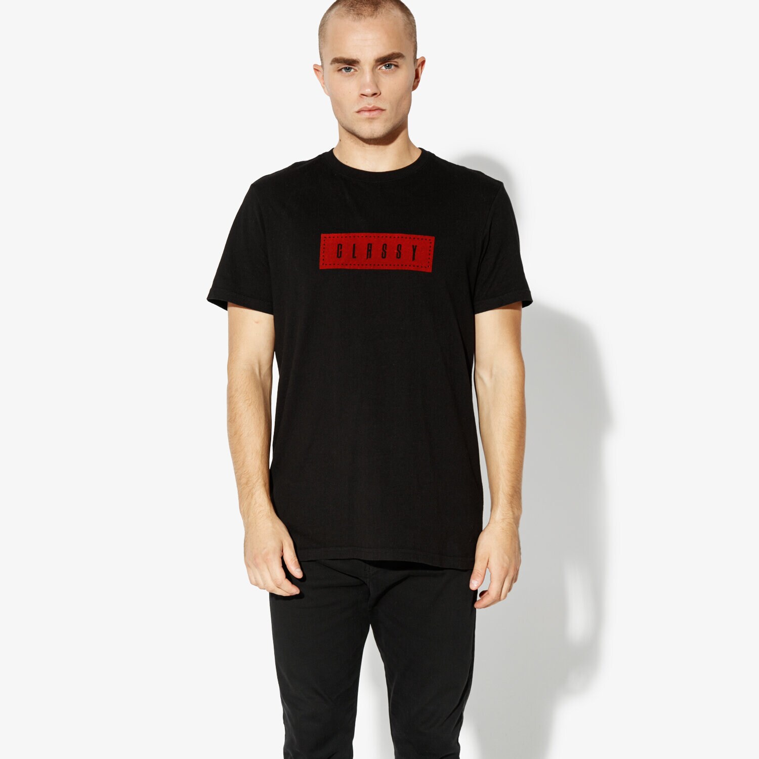 Bărbați tricou CONFRONT TRICOU LS ADRIEN CF38TSM57001 Negru