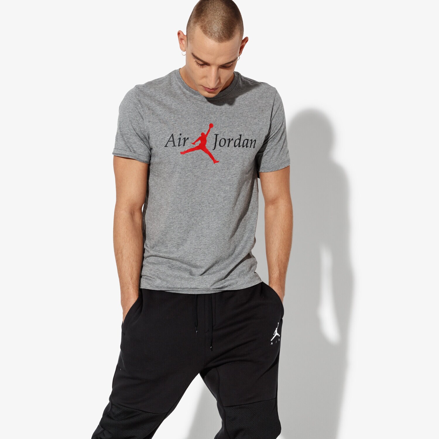 Bărbați tricou JORDAN TRICOU SS JORDAN M JSW TEE FA BUSTIERĂND 5 AH6324-091 Gri
