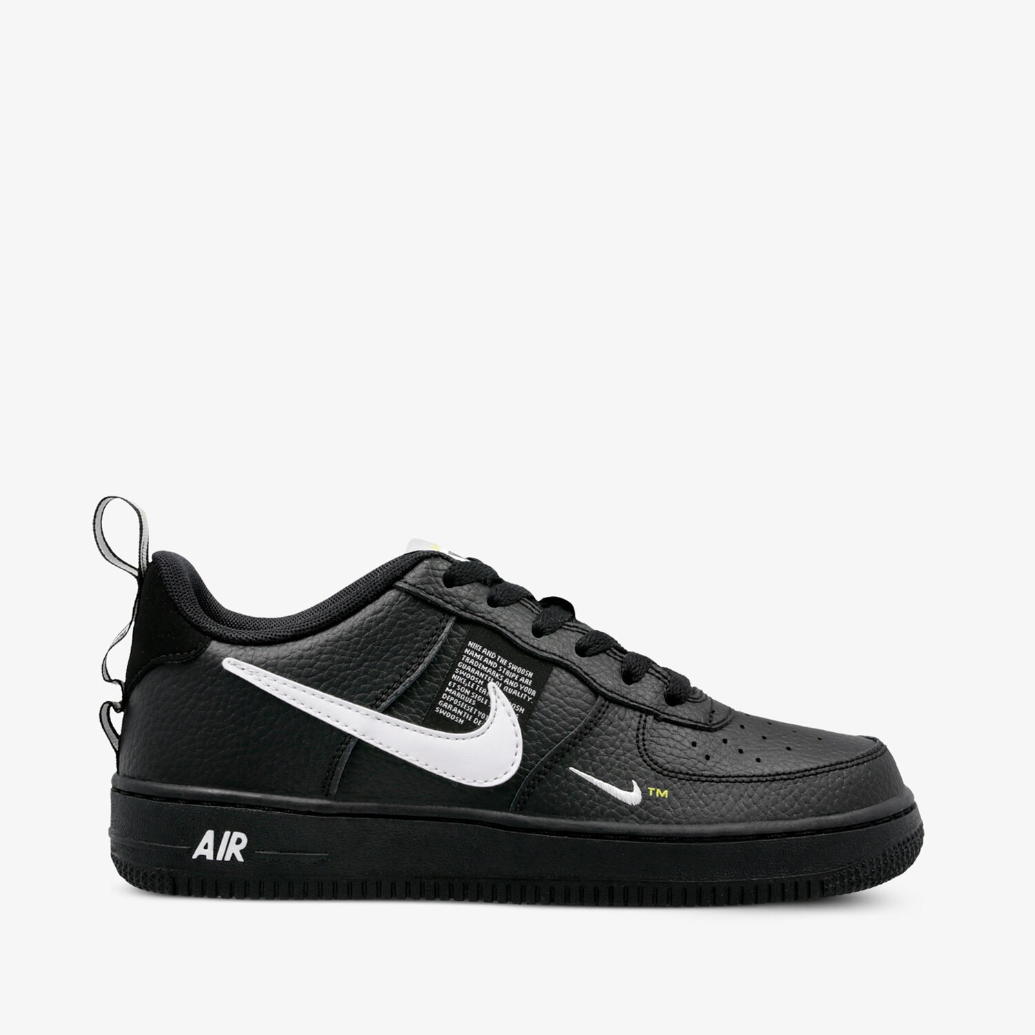Copii pantofi sport NIKE AIR FORCE 1 UTILITY LOW  AR1708-001 Negru
