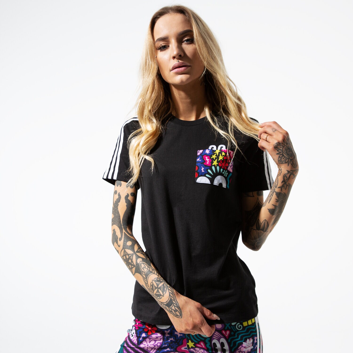 Femei tricou ADIDAS TRICOU SS TREFOIL TEE DV2657 Negru