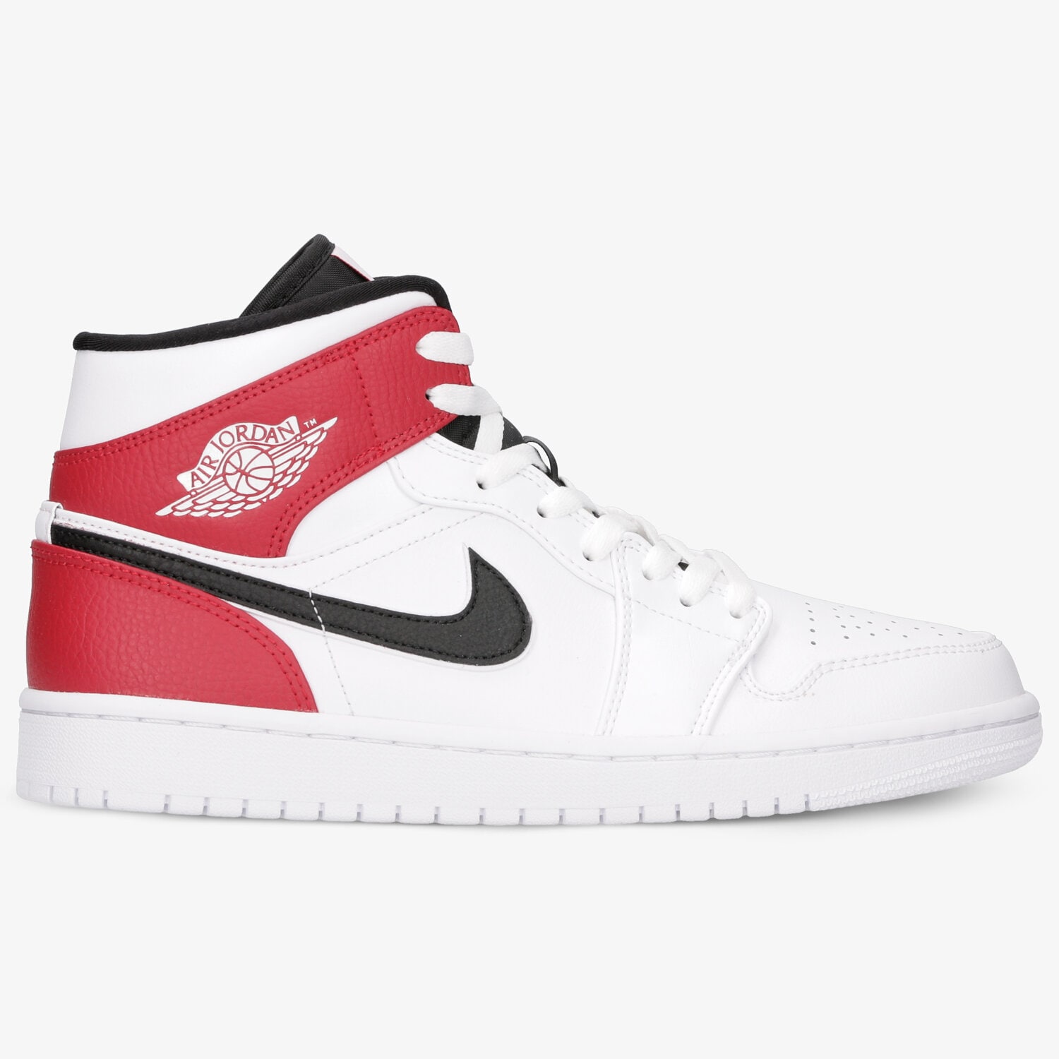 Barbați pantofi sport AIR JORDAN 1 MID  554724-116 Alb