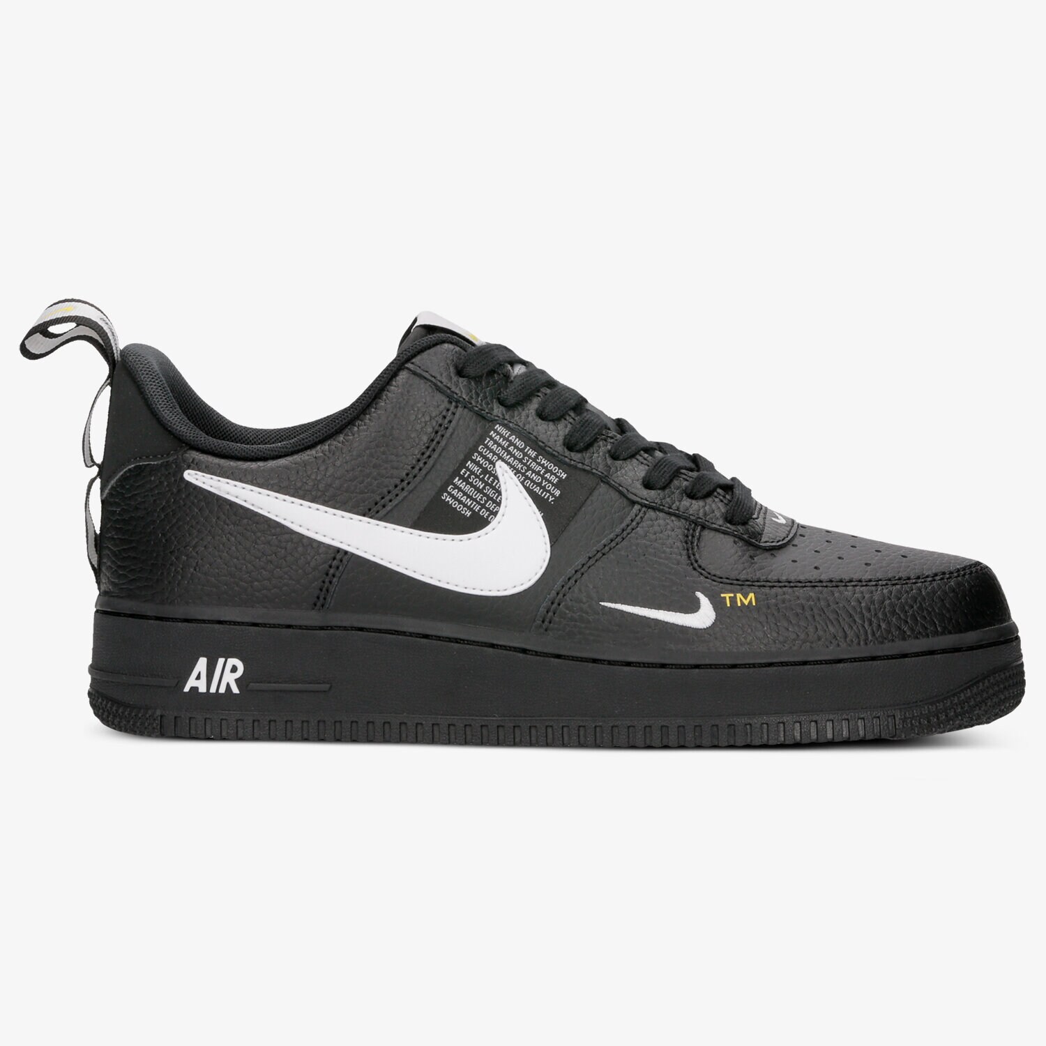 Barbați pantofi sport NIKE AIR FORCE 1 '07 LV8 UTILITY AJ7747-001 Negru