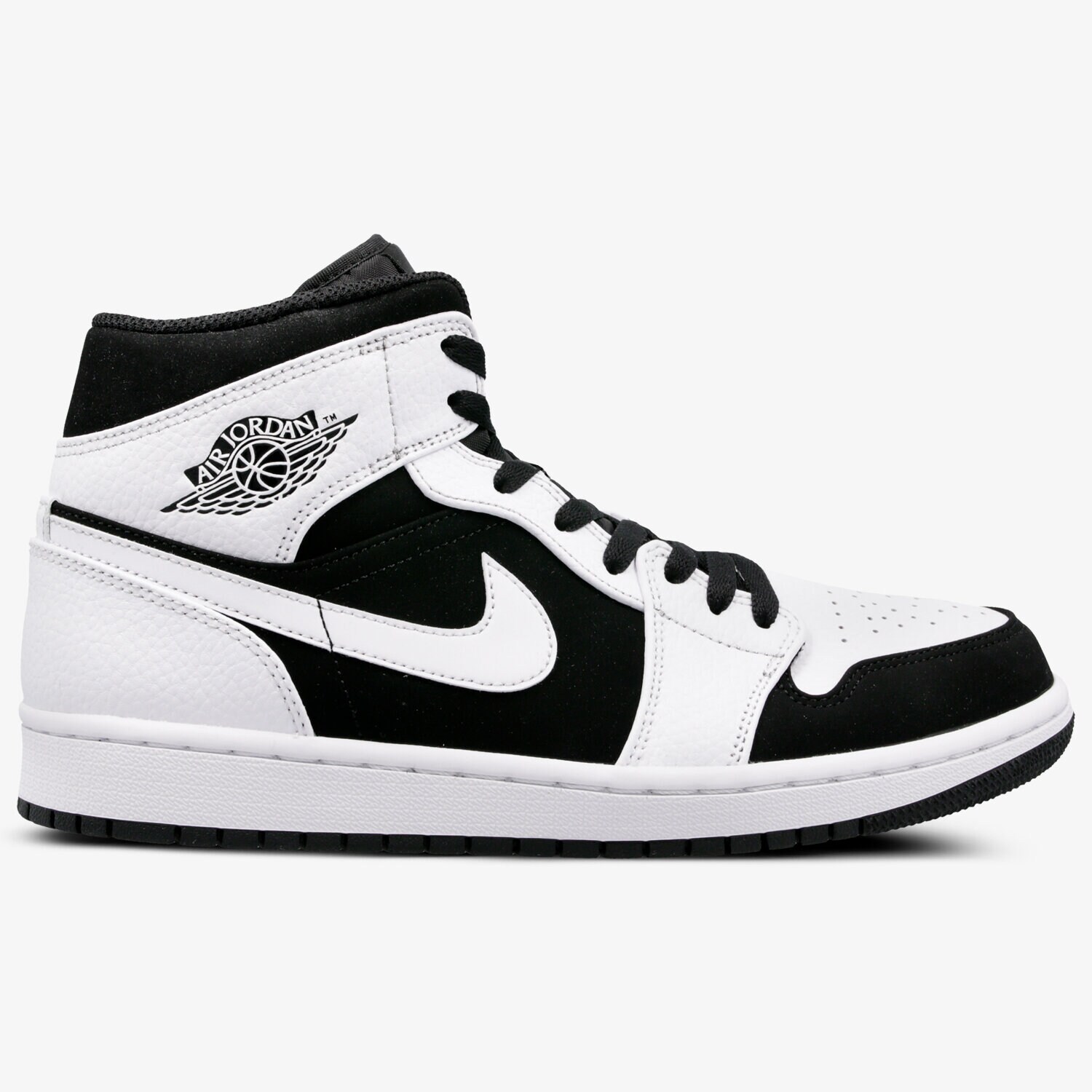 Barbați pantofi sport AIR JORDAN 1 MID 554724113 Alb