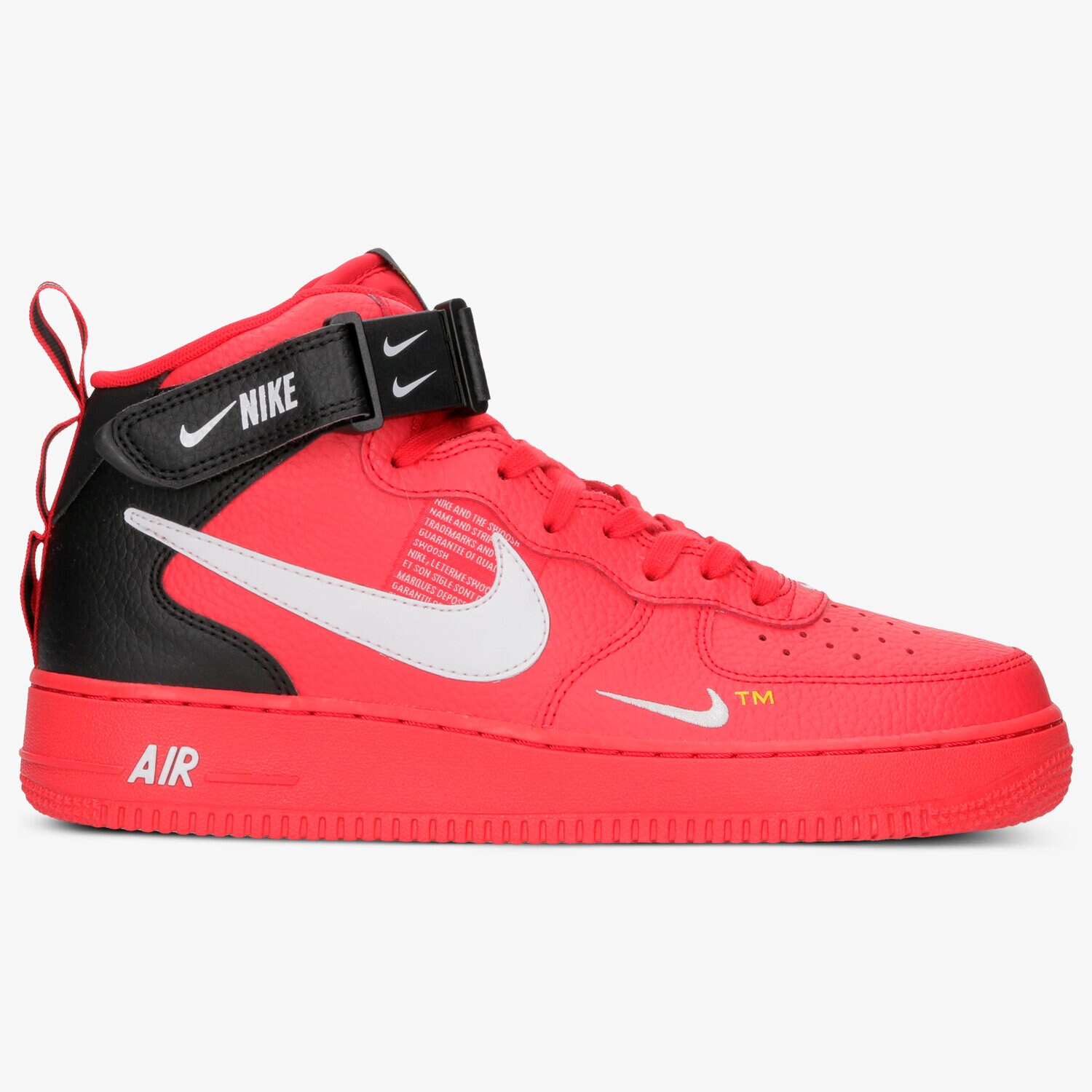 Barbați pantofi sport NIKE AIR FORCE 1 MID '07 LV8 804609605 Roșu