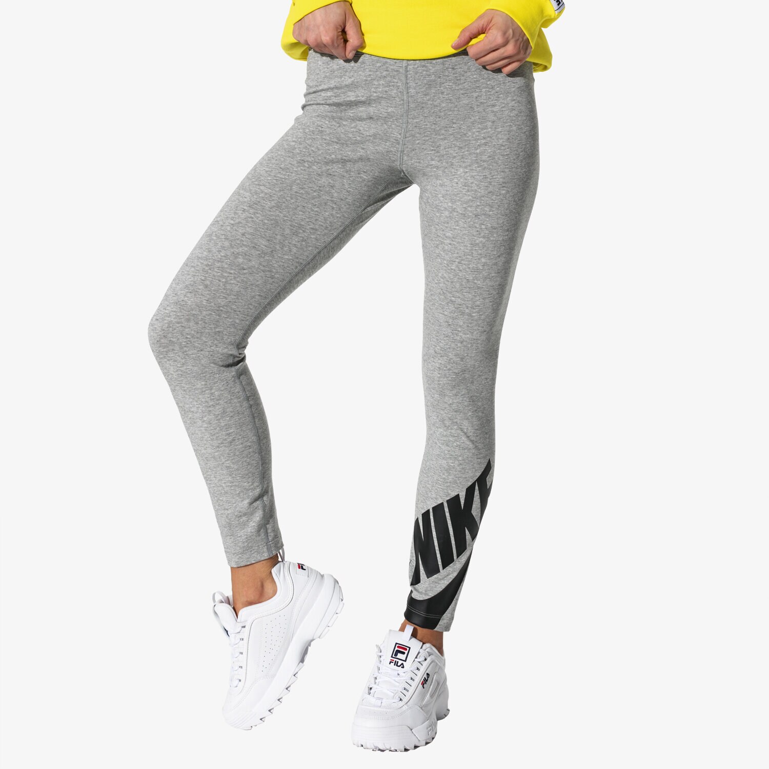 Femei pantaloni NIKE COLANȚI W NSW LEGASEE 7/8 FUTURA AR3507-063 Gri