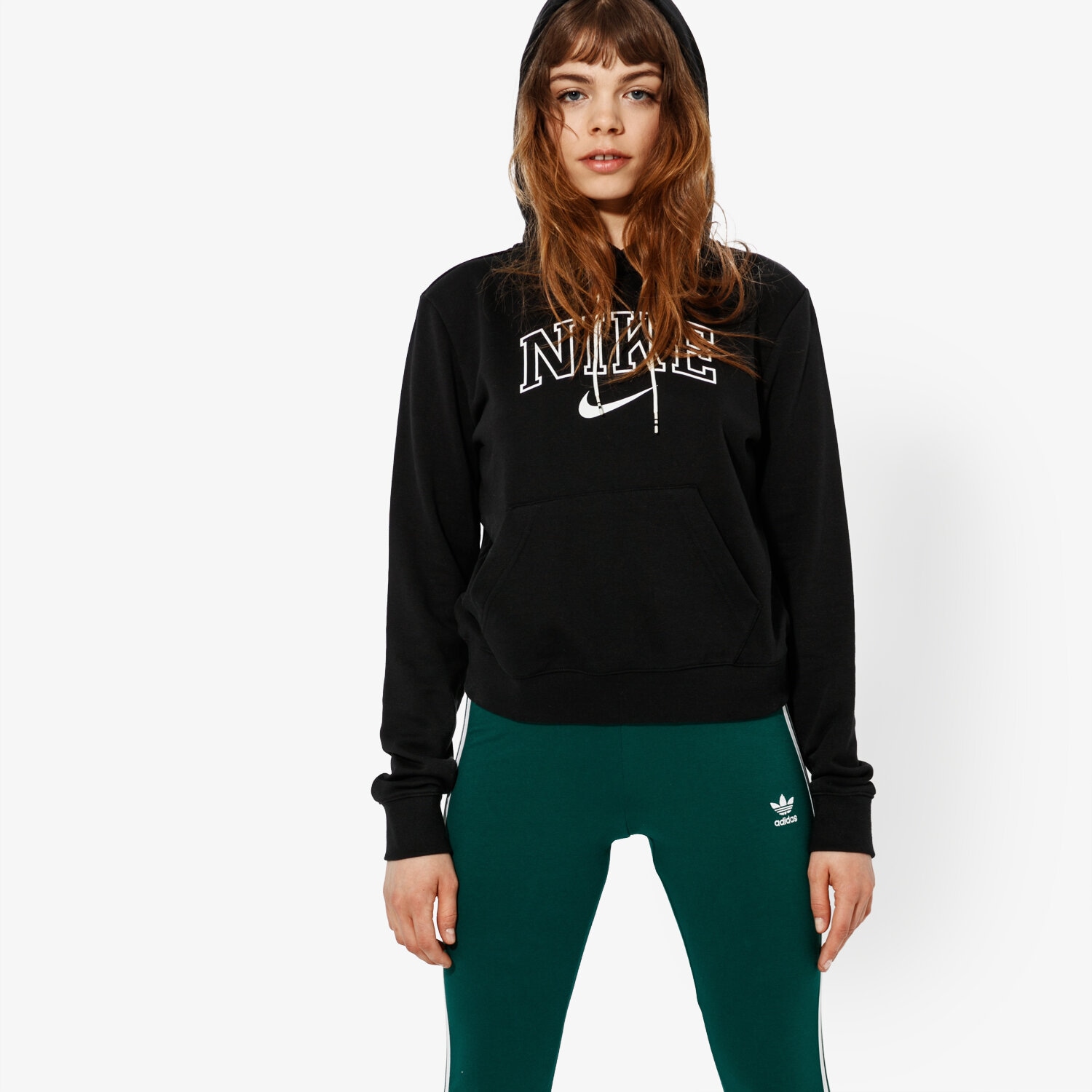 Femei bluză NIKE BLUZĂ W NSW HOODIE VRSTY  SPORTSWEAR AR3722-010 Negru