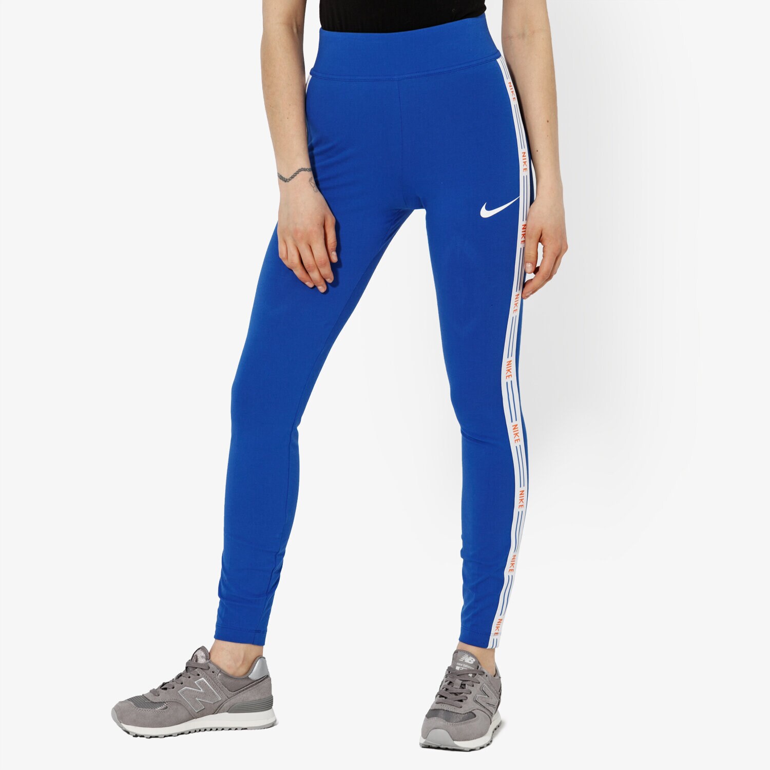 Femei pantaloni NIKE COLANȚI W NSW HYP FM LGGNG GX SPORTSWEAR AR2201-480 Albastru