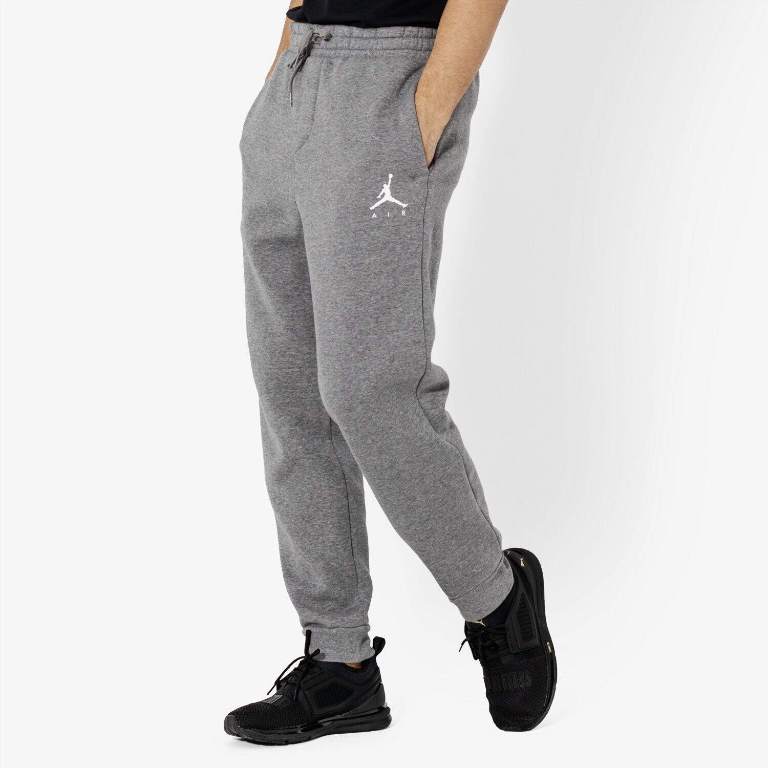 Bărbați pantaloni JORDAN PANTALONI  M J JUMPMAN FLEECE PANT JORDAN OFF CRT BBA 940172-091 Gri