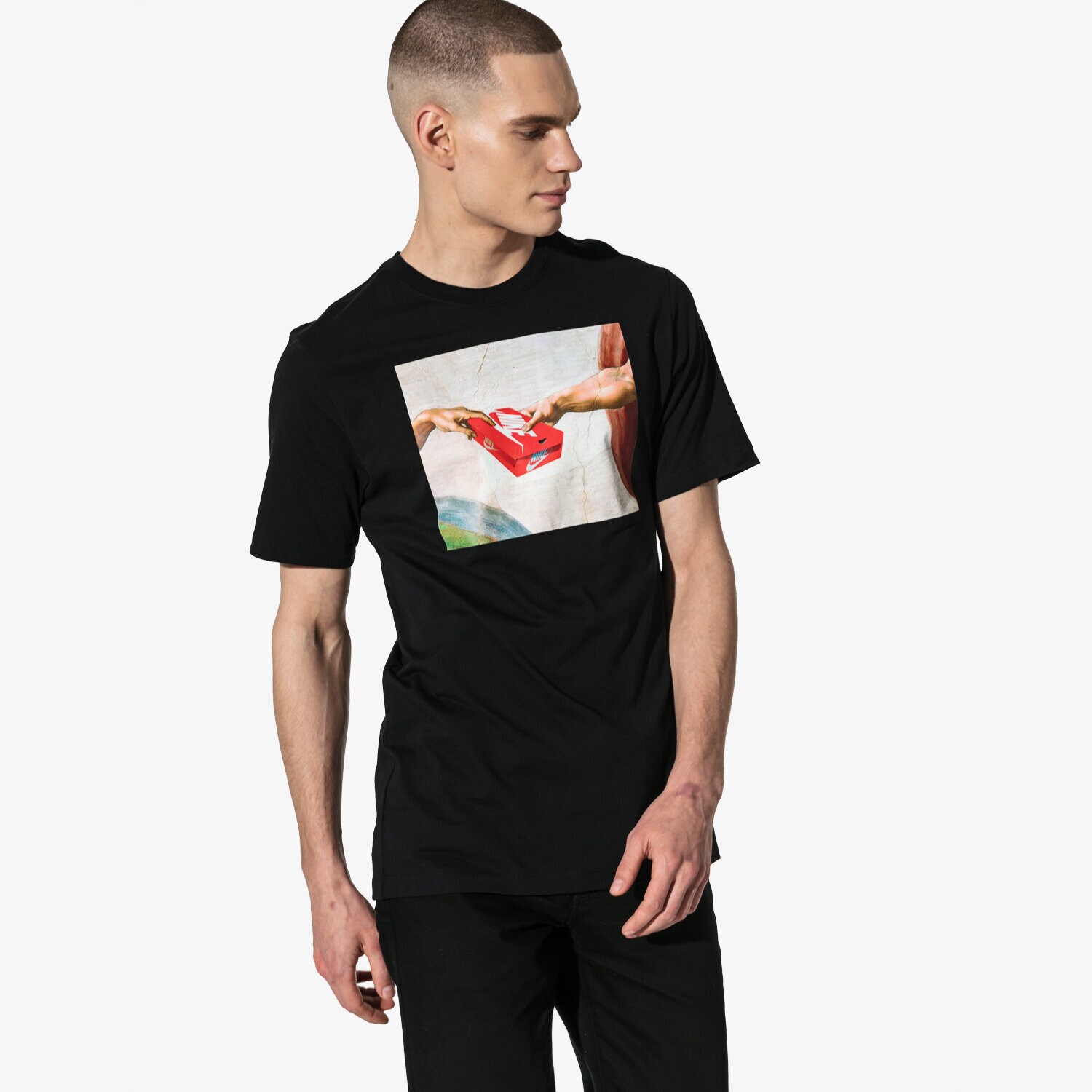 Bărbați tricou NIKE TRICOU SS M NSW TEE FTWR PACK 3 SPORTSWEAR AR5052-010 Negru