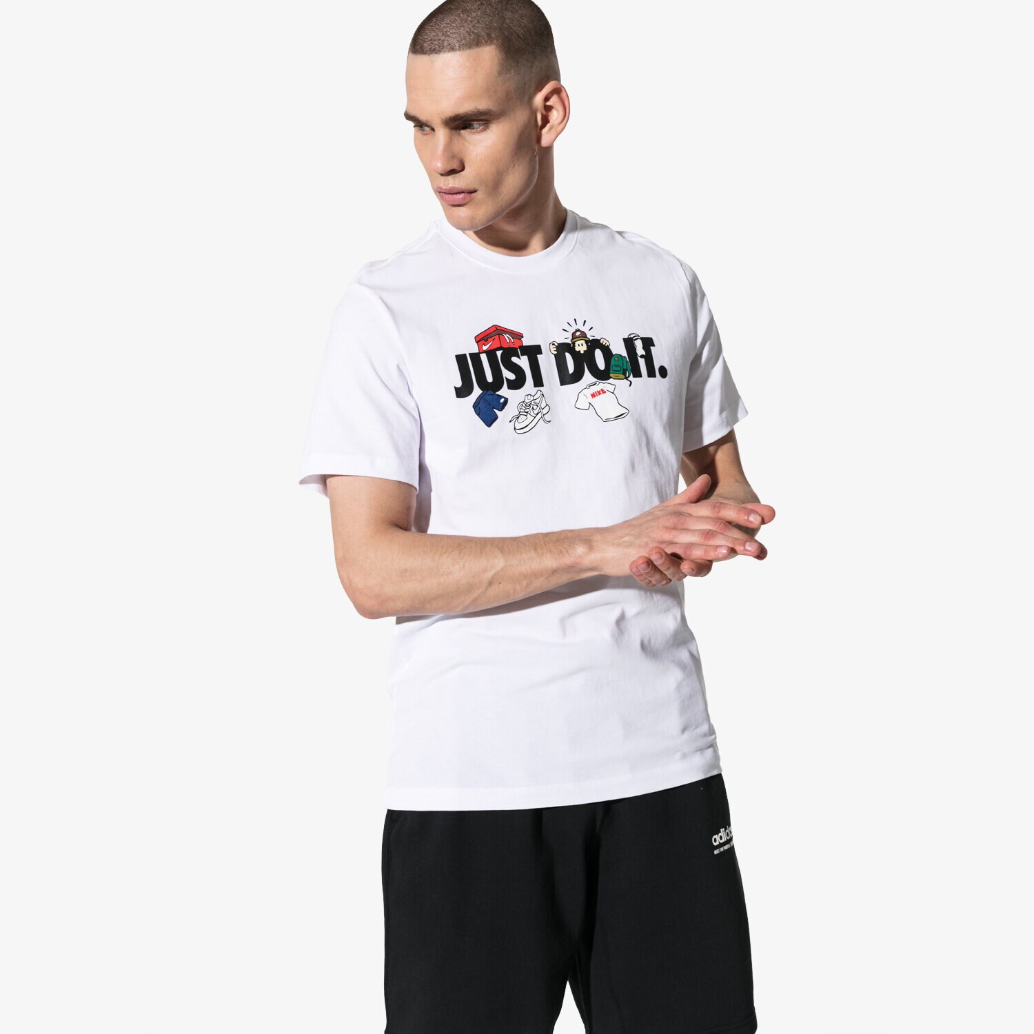 Bărbați tricou NIKE TRICOU SS M NSW TEE HYPE NIKE 2 SPORTSWEAR AR5077-100 Alb