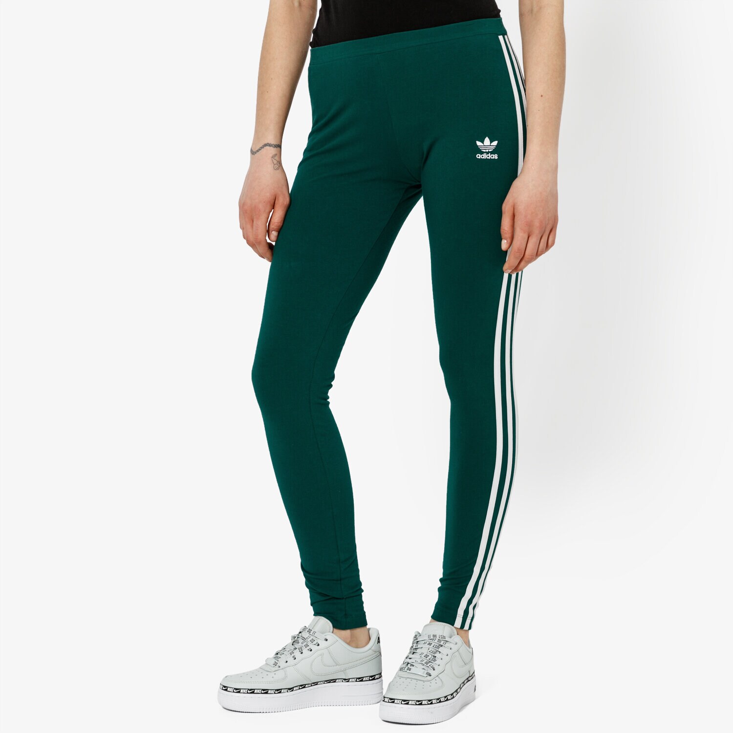 Femei pantaloni ADIDAS COLANȚI 3 STR TIGHT ADICOLOR DV2613 Verde