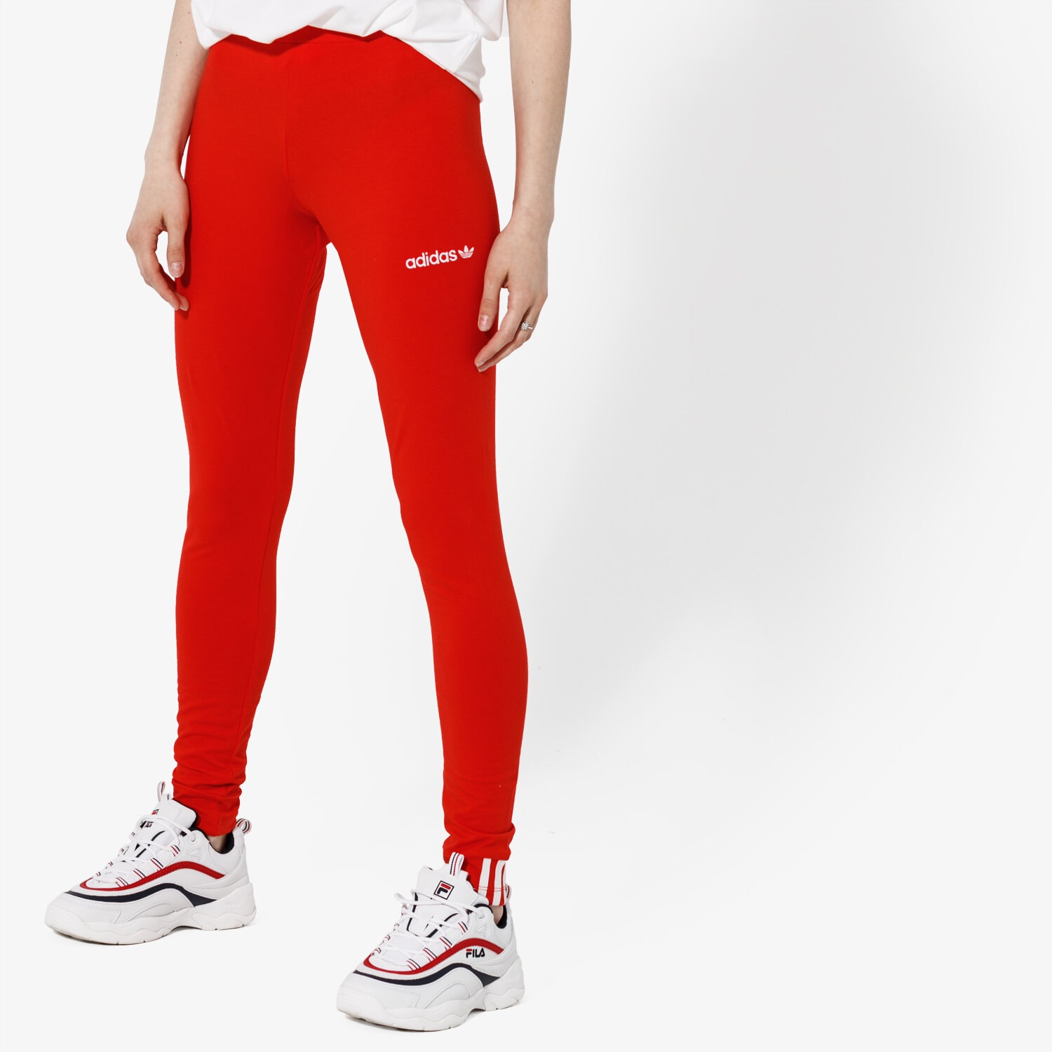 Femei pantaloni ADIDAS COLANȚI COEEZE TIGHT COEEZE DU7195 Roșu