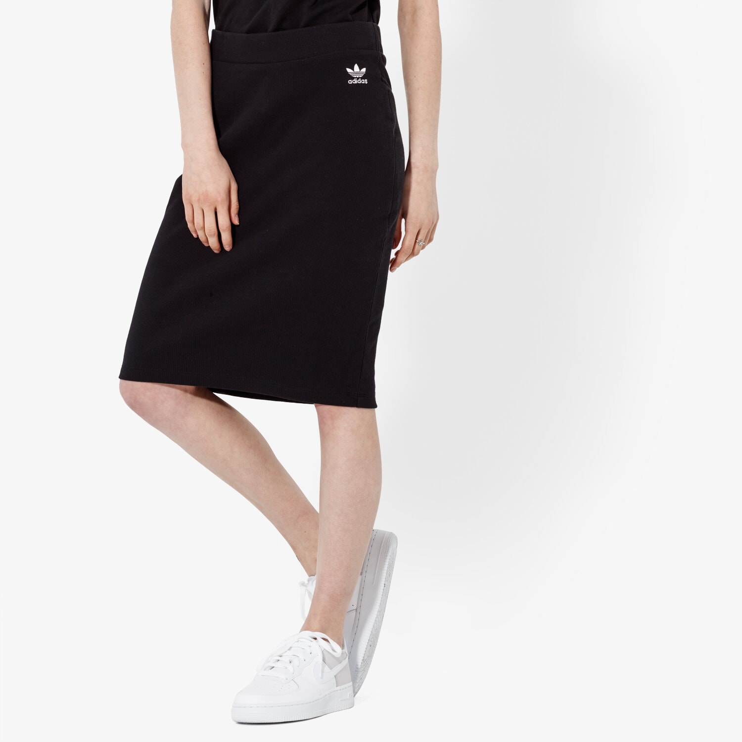 Femei rochii și fuste ADIDAS FUSTĂ SC MIDI SKIRT ADICOLOR DW3903 Negru