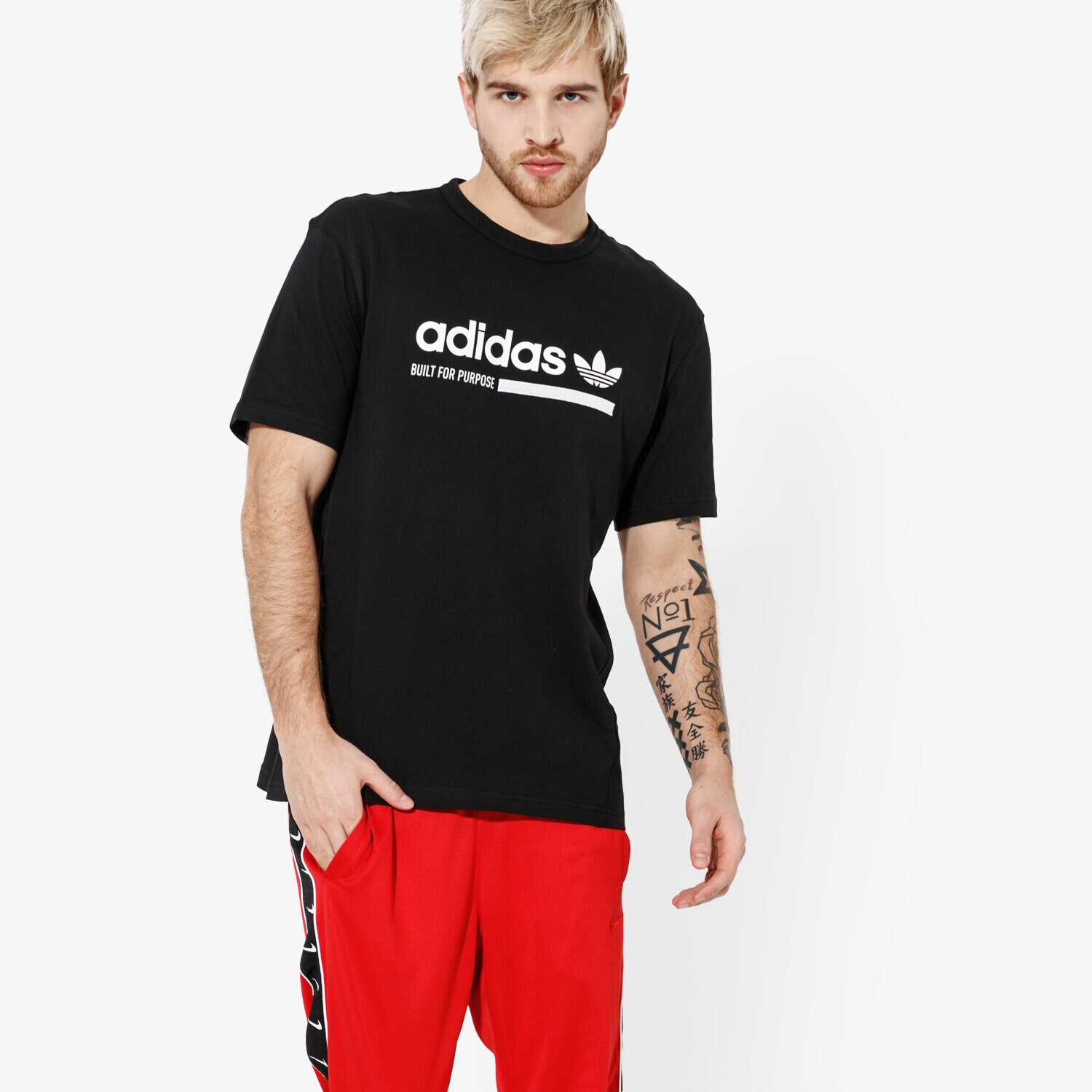 Bărbați tricou ADIDAS TRICOU SS TEE KAVAL DV1922 Negru