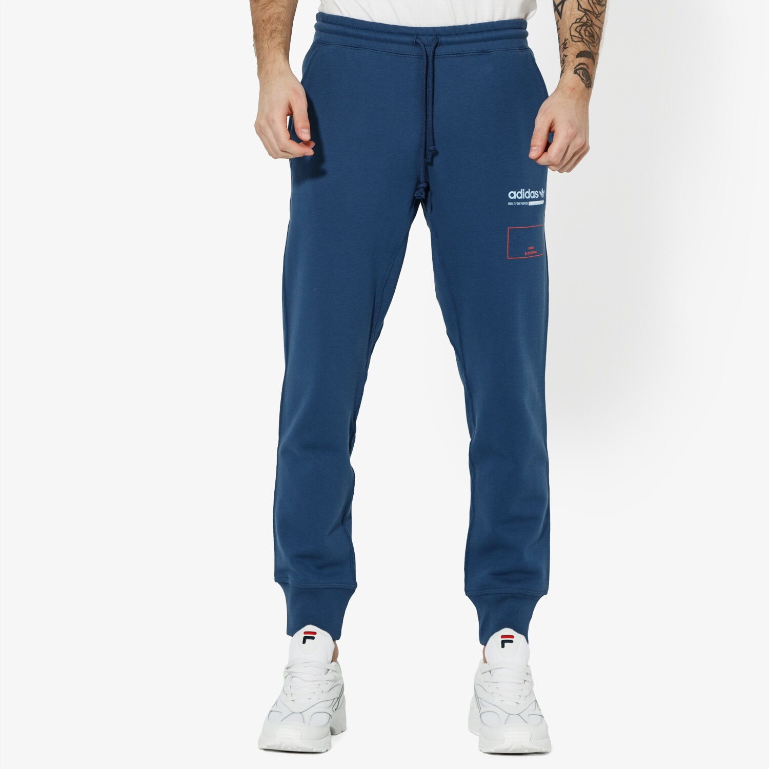 Bărbați pantaloni ADIDAS PANTALONI  SWEATPANT KAVAL DV1956 Albastru