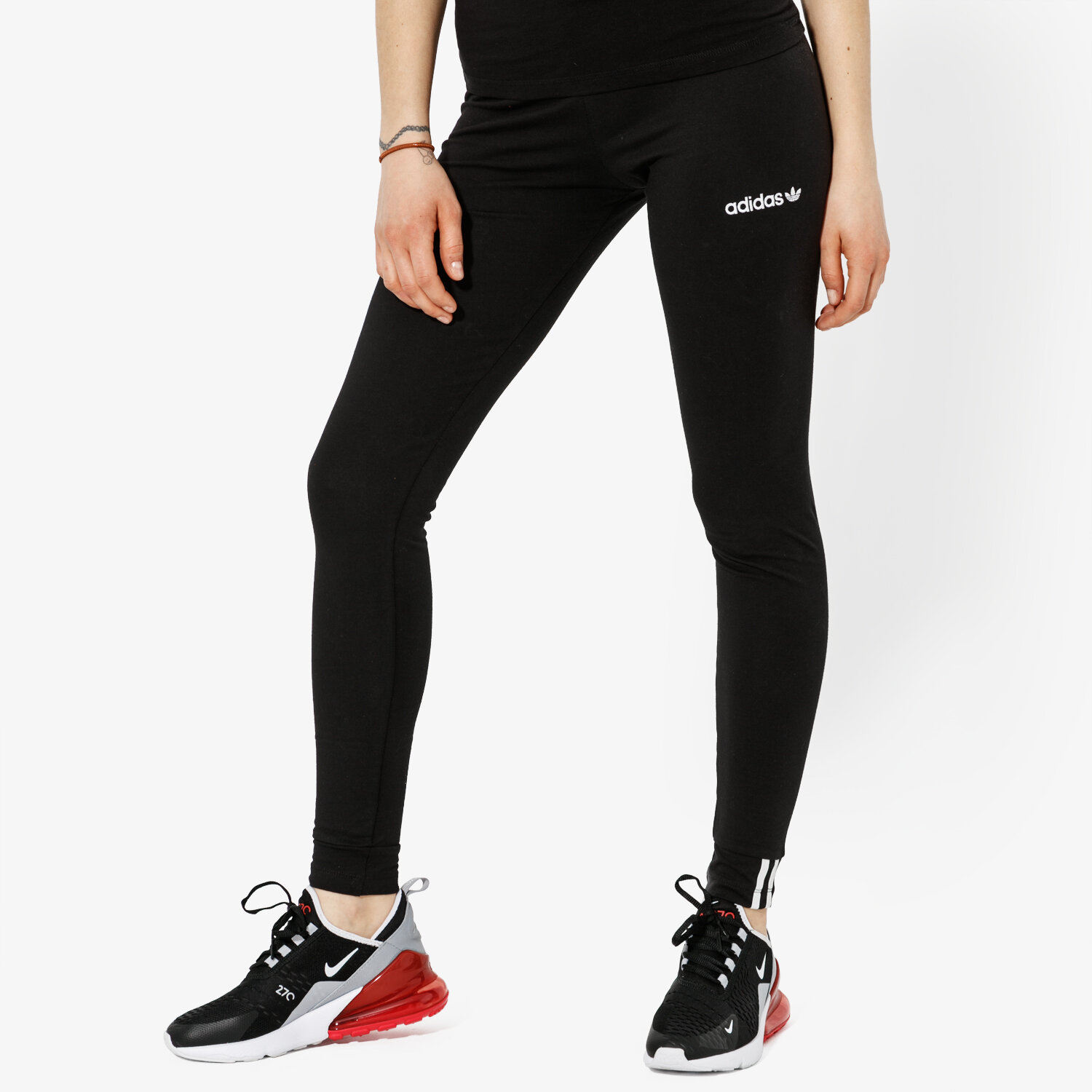 Femei pantaloni ADIDAS COLANȚI TIGHTS (1/1) COEEZE DU7196 Negru
