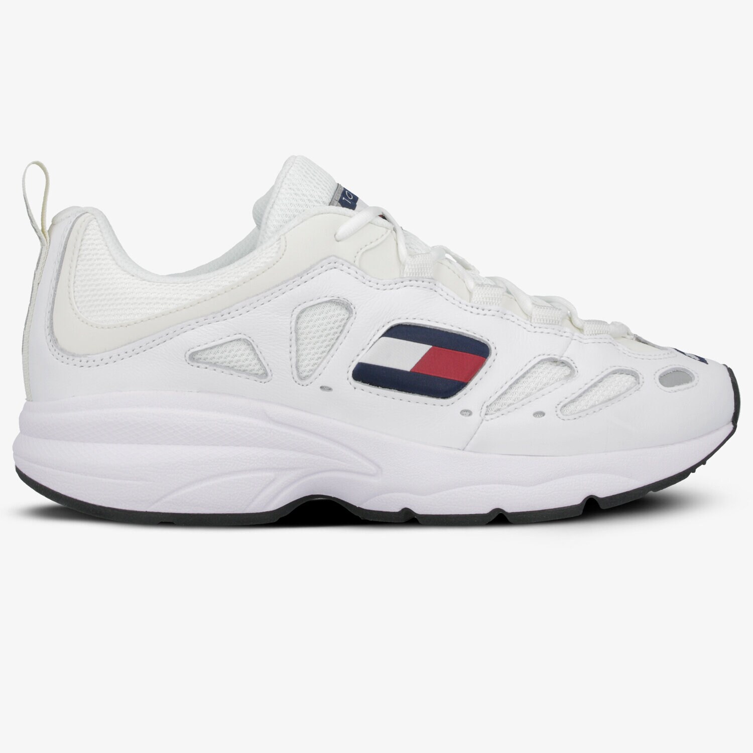 Barbați pantofi sport TOMMY HILFIGER NEVIS 01C2 EM0EM00344100 Alb