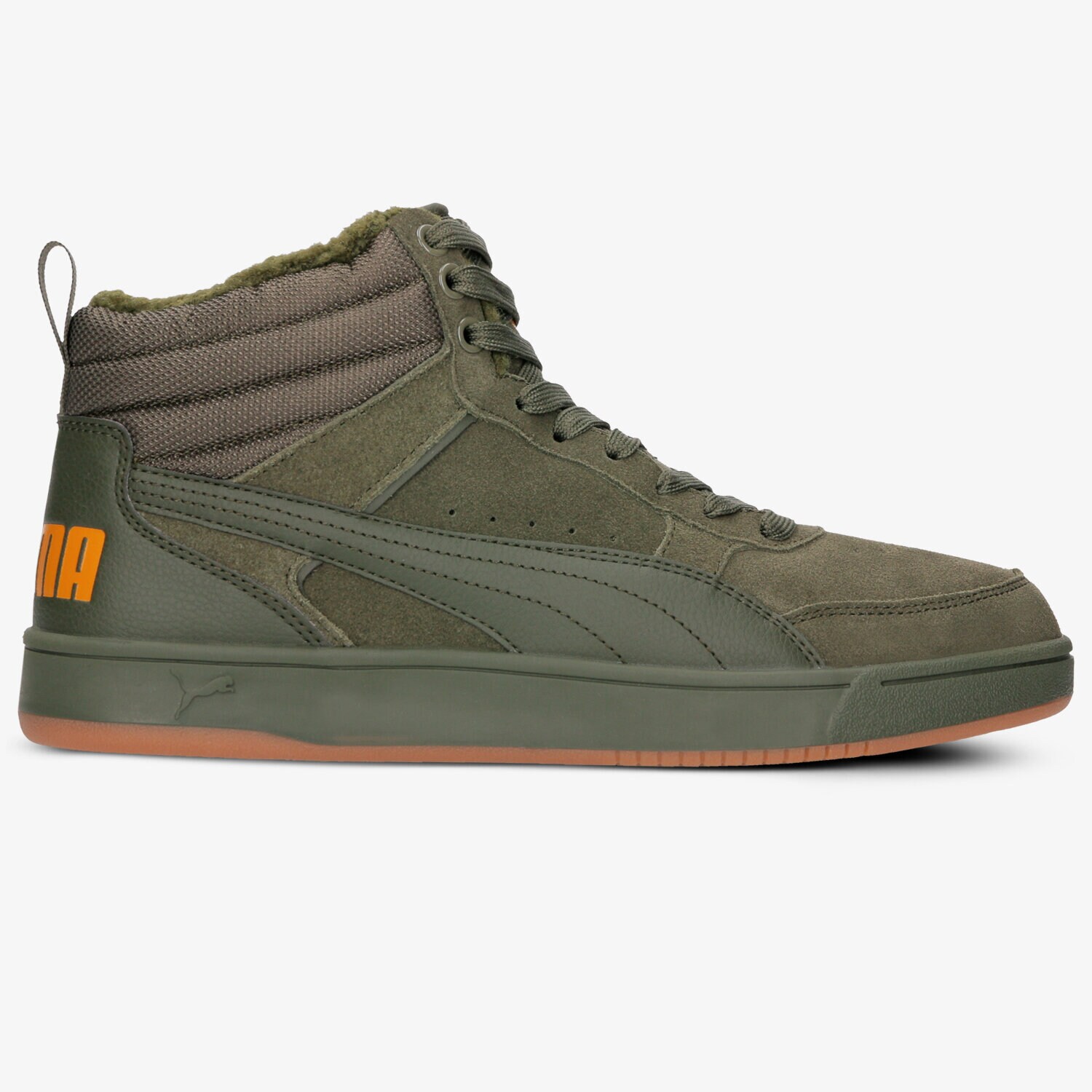 Barbați pantofi sport PUMA REBOUND STREET V2 SD FUR 36699402 Verde