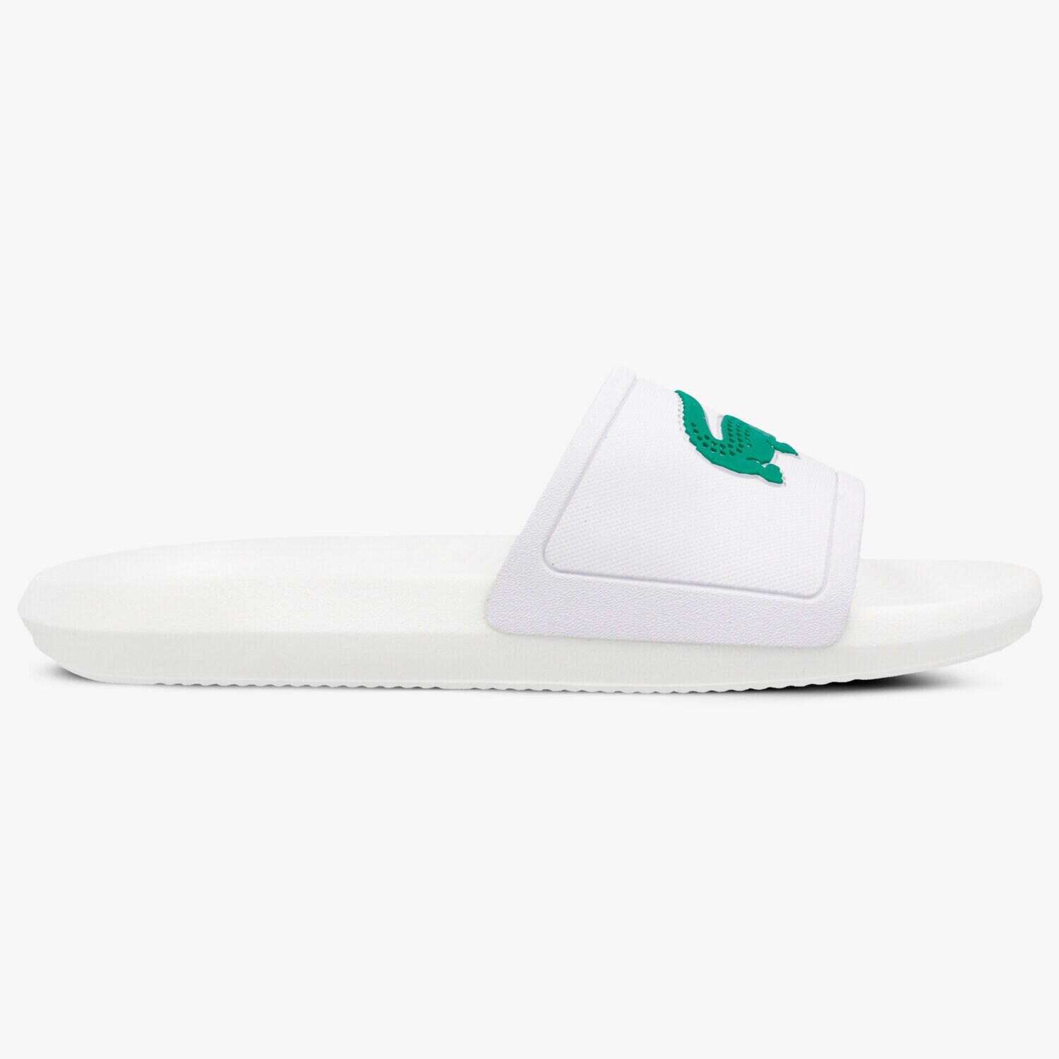 Bărbați șlapi LACOSTE CROCO SLIDE 119 1 CMA 737CMA0018082 Alb