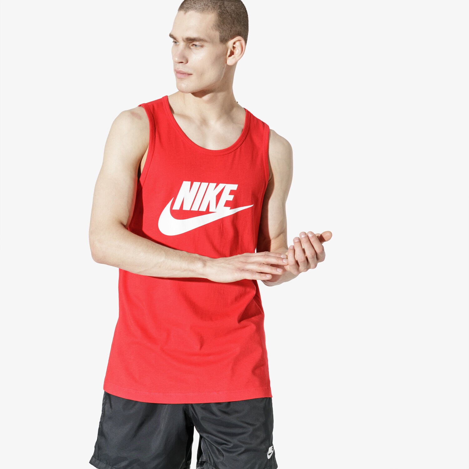 Bărbați tricou NIKE MAIOU SPORTSWEAR AR4991-657 Roșu