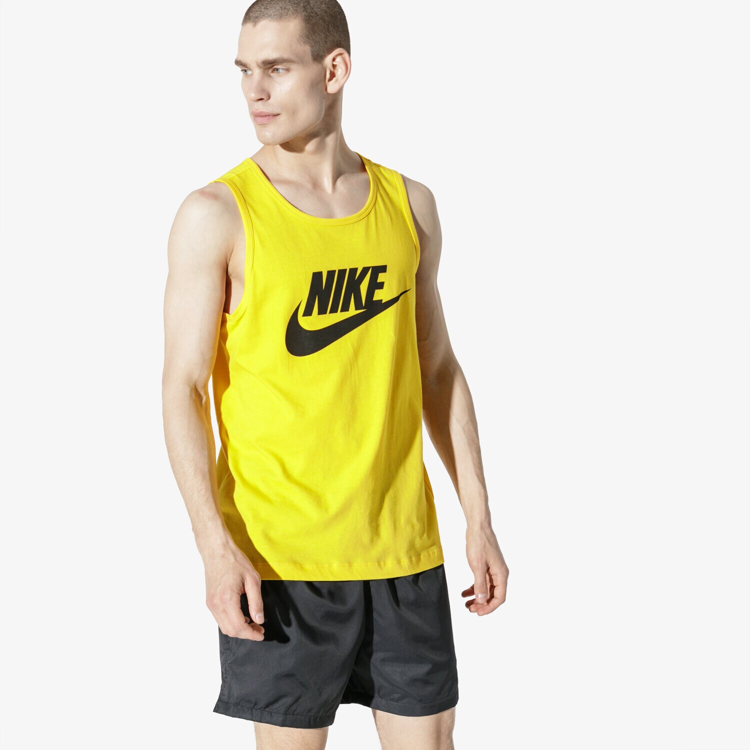 Bărbați tricou NIKE MAIOU M NSW ICON FUTURA AR4991-741 Galben