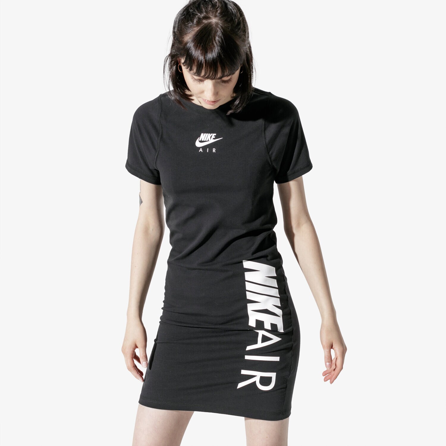Femei rochii și fuste NIKE ROCHIE W NSW AIR TRENINGS AR3288-010 Negru