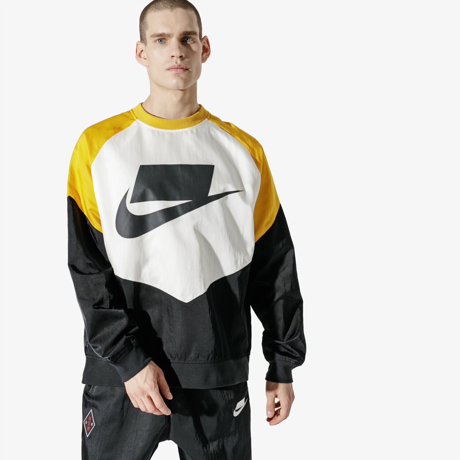 Bărbați bluză NIKE BLUZĂ M NSW NSP CREW WVN AR1642-010 Mulicolor