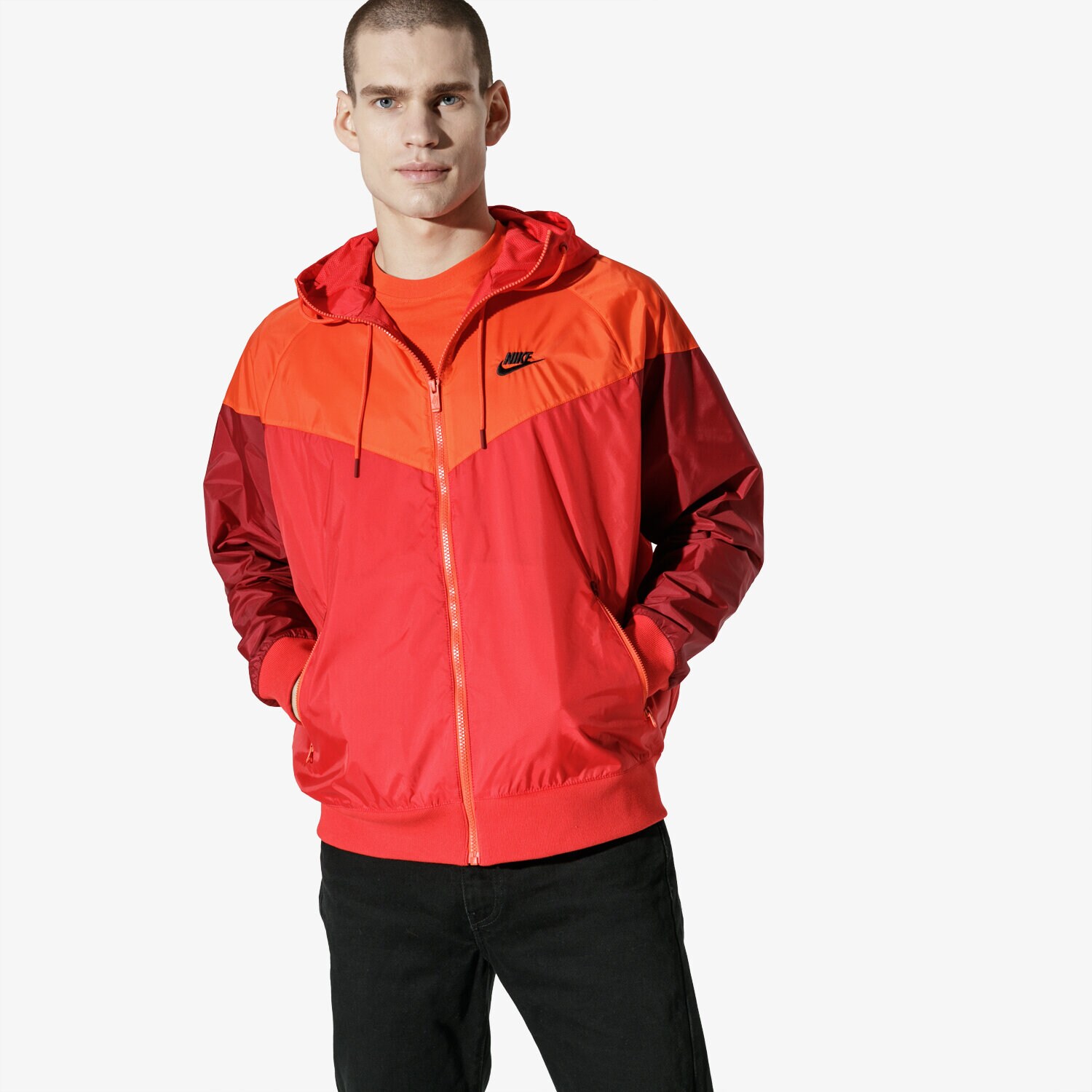 Bărbați jachetă NIKE JACHETĂ M NSW HE WR JKT HD AR2191-658 Roșu