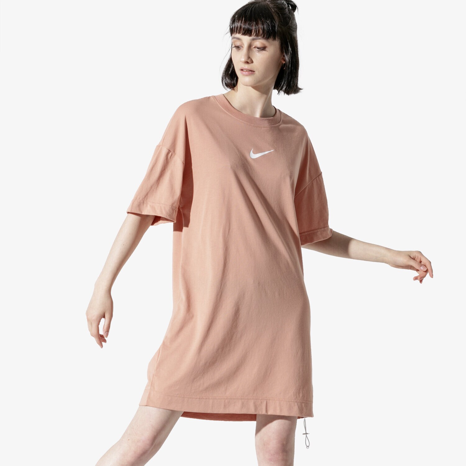 Femei rochii și fuste NIKE ROCHIE W NSW SWSH TRENINGS BQ7960-605 Roz