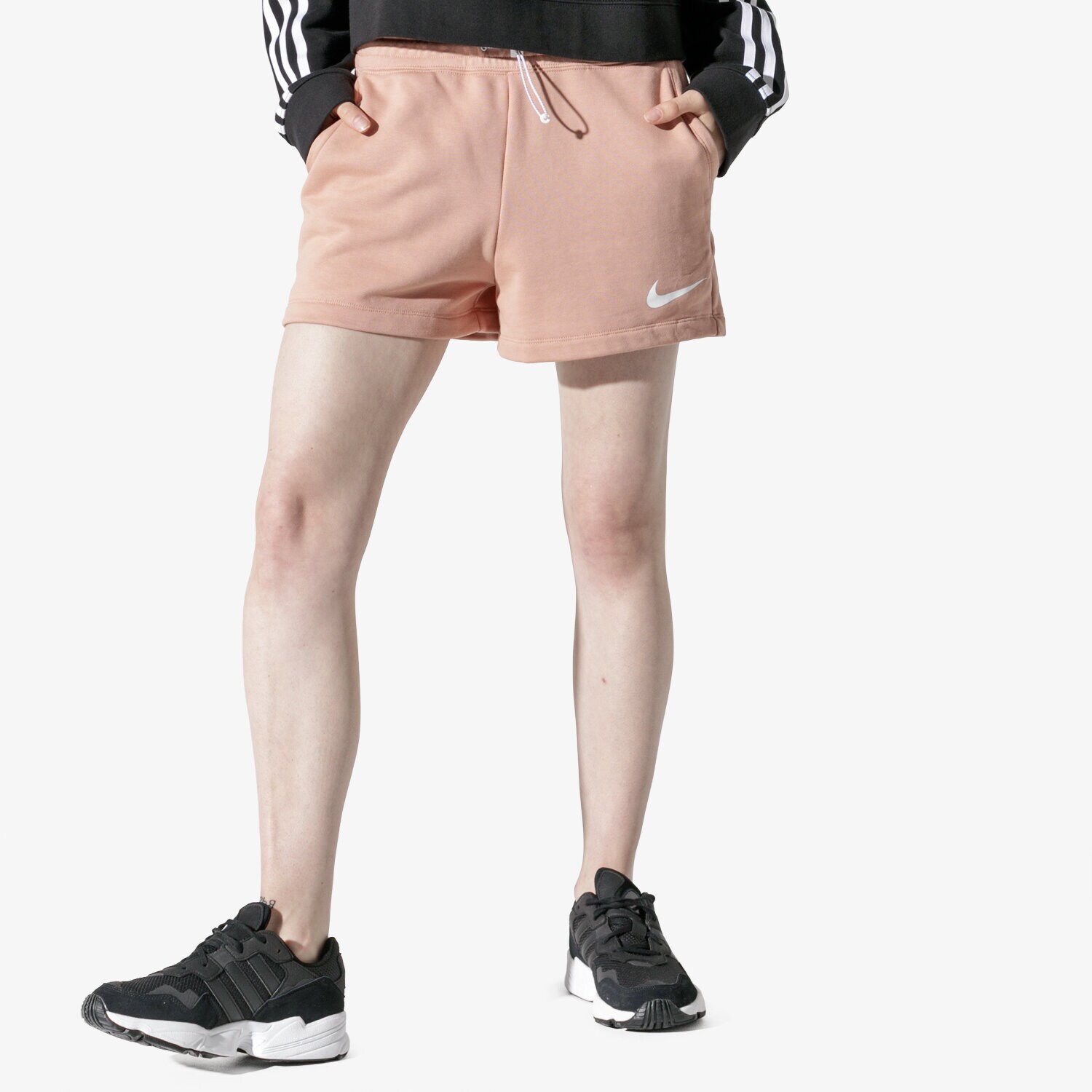 Femei pantaloni scurți NIKE PANTALONI SCURȚI W NSW SWSH SHORT FT BQ7962-605 Roz