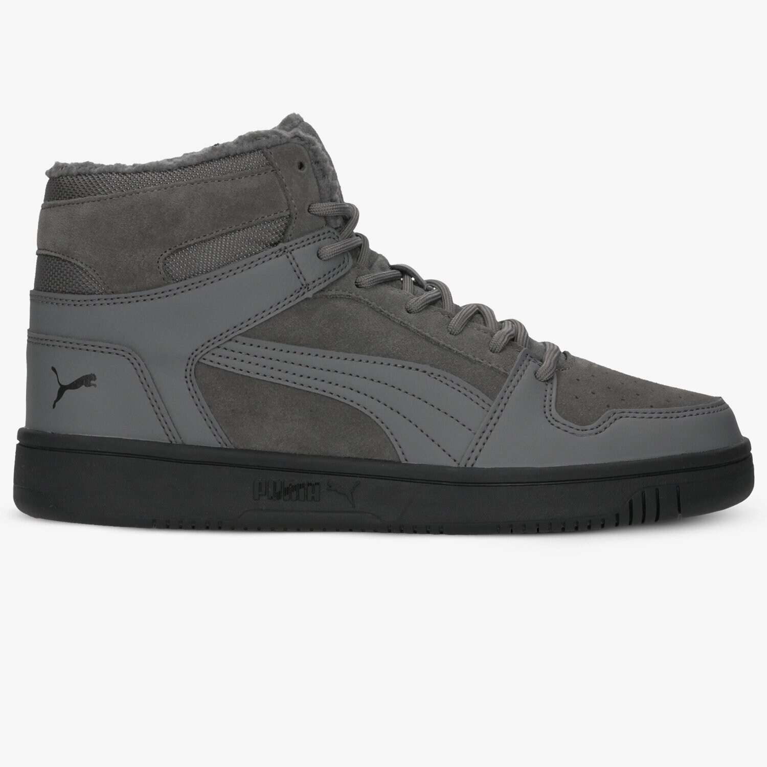 Barbați pantofi sport PUMA REBOUND LAYUP SD FUR 36983102 Gri