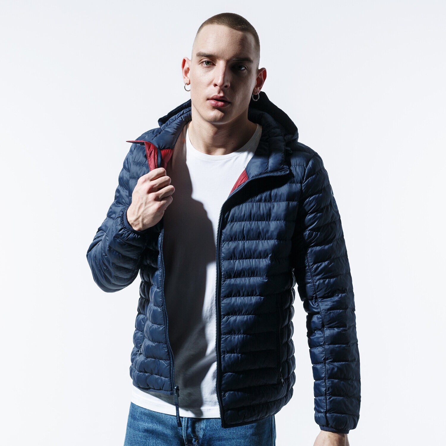 Bărbați jachetă TIMBERLAND JACHETĂ AXIS PEAK HOODED JKT TB0A1XTQ4331 Bleumarin