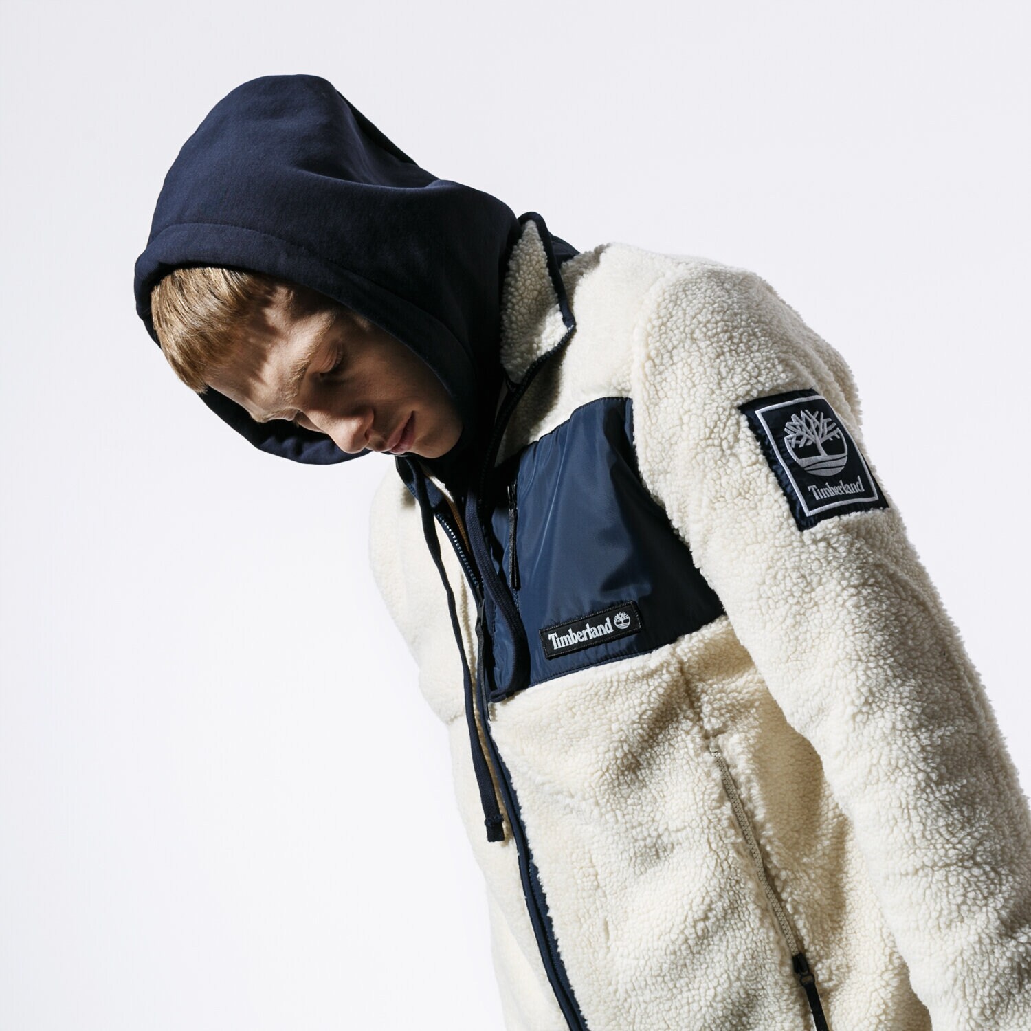 Bărbați bluză TIMBERLAND BLUZĂ OUTDOOR ARCHIVE SHERPA TB0A1WZWW901 Bej