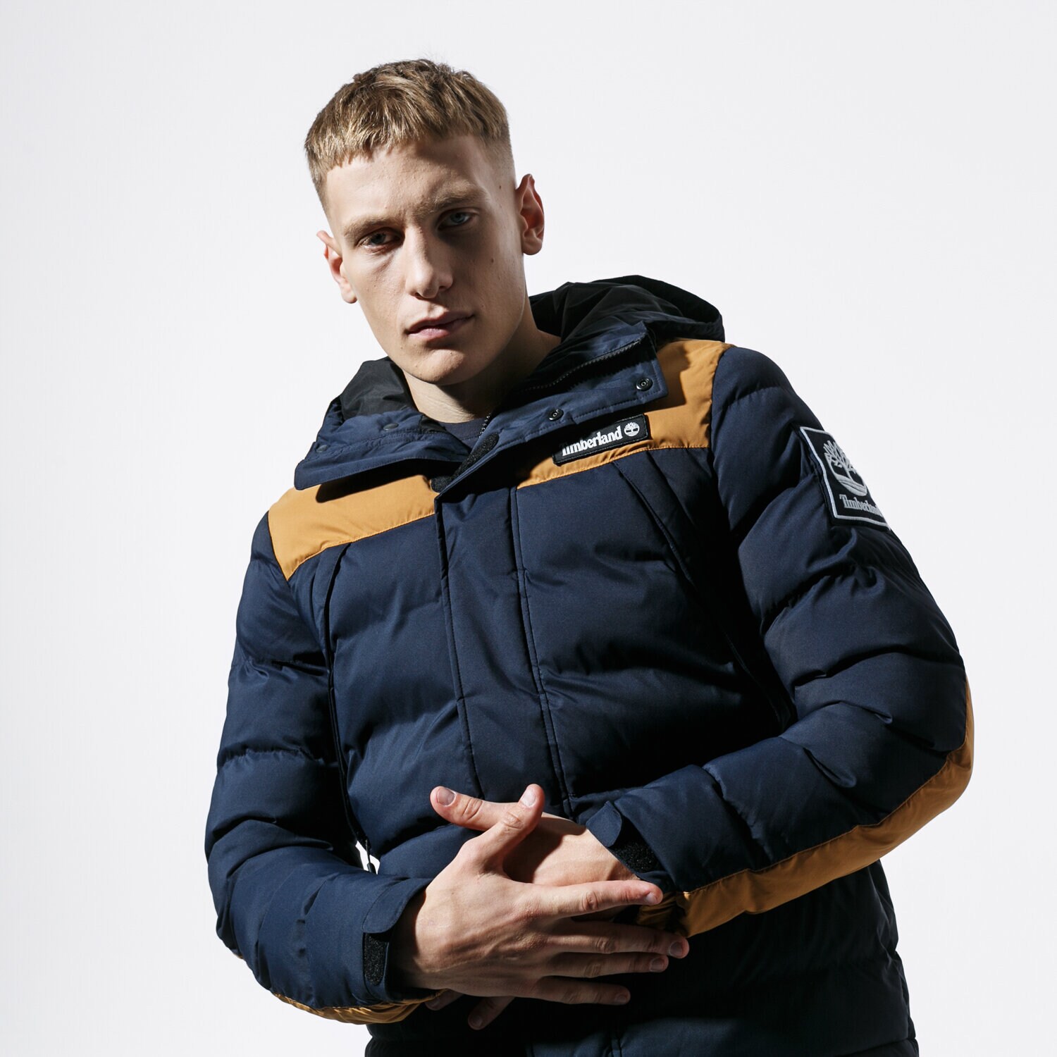 Bărbați eacă de iarnă TIMBERLAND JACHETĂ OUTDOOR ARCHIVE PUFFER JACKET TB0A1WYYT271 Bleumarin