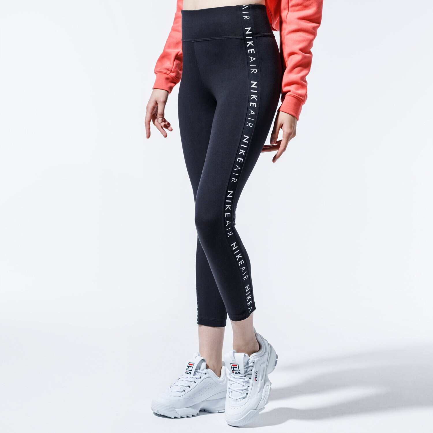 Femei pantaloni NIKE PANTALONI  W NSW AIR LGGNG BV4773010 Negru
