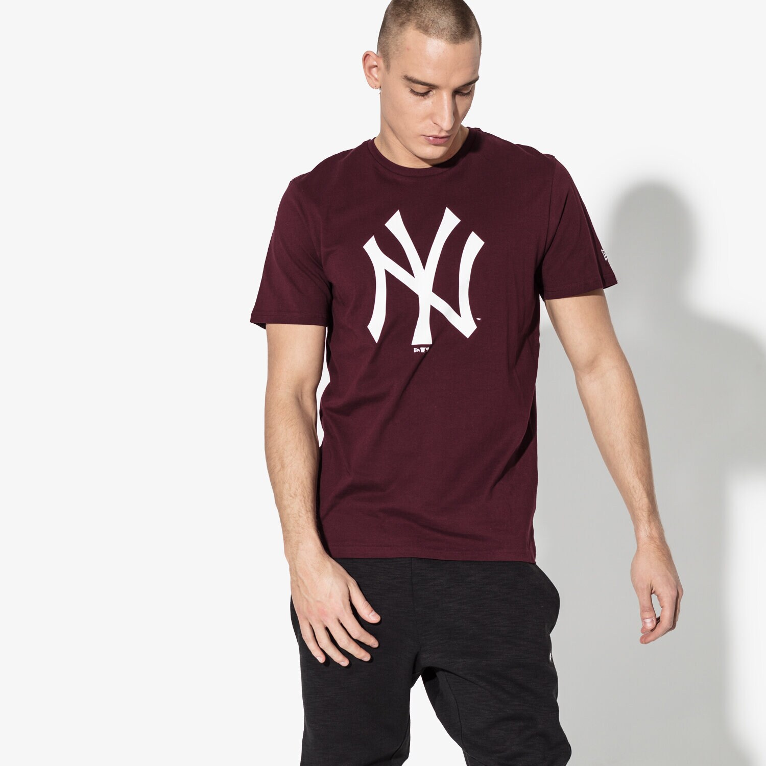 Bărbați tricou NEW ERA TRICOU SS MLB NYY CAR NEW YORK YANKEES MRN 11863695 Bordo