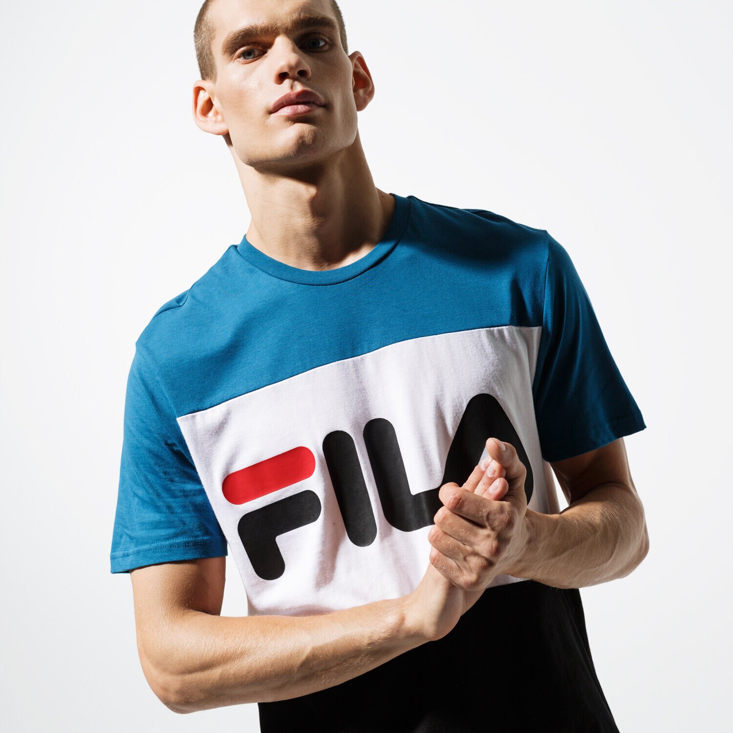Bărbați tricou FILA TRICOU SS DAY TEE 681244A216 Albastru