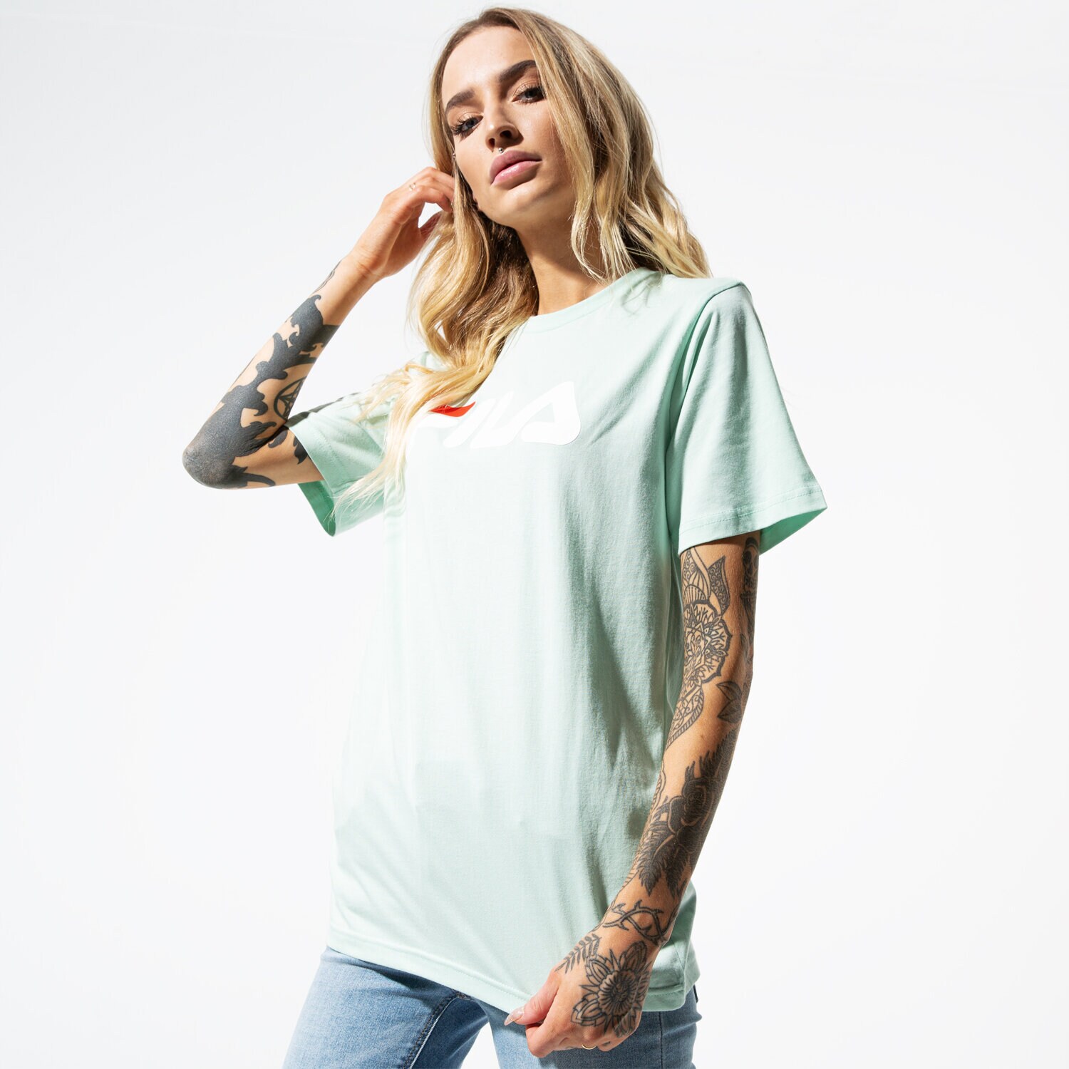 Femei tricou FILA TRICOU SS PURE SHORT SLEEVE SHIRT 681093A204 Verde
