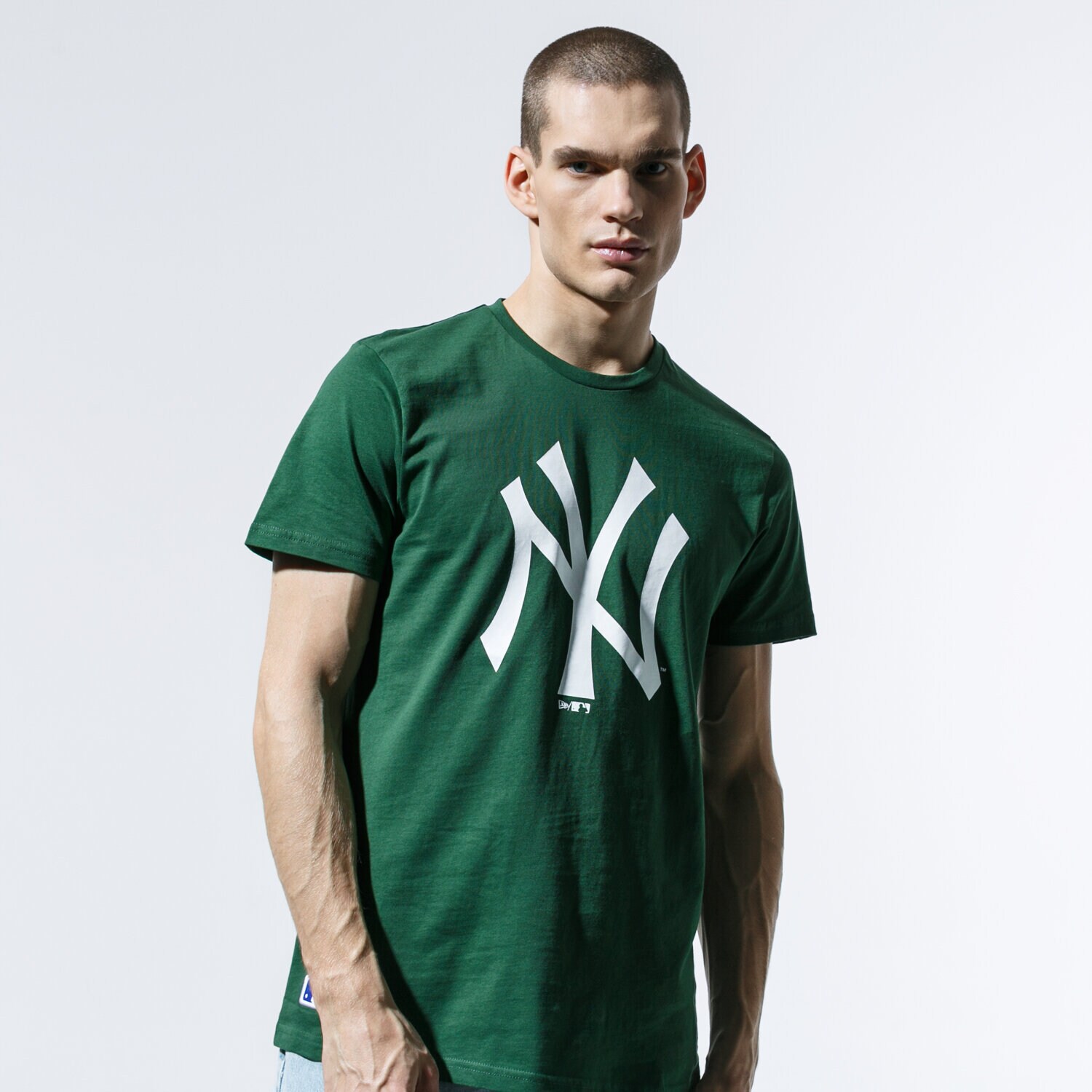 Bărbați tricou NEW ERA TRICOU SS MLB SEASONAL TEAM LOGO TEE NEYYAN HOG 12033499 Verde