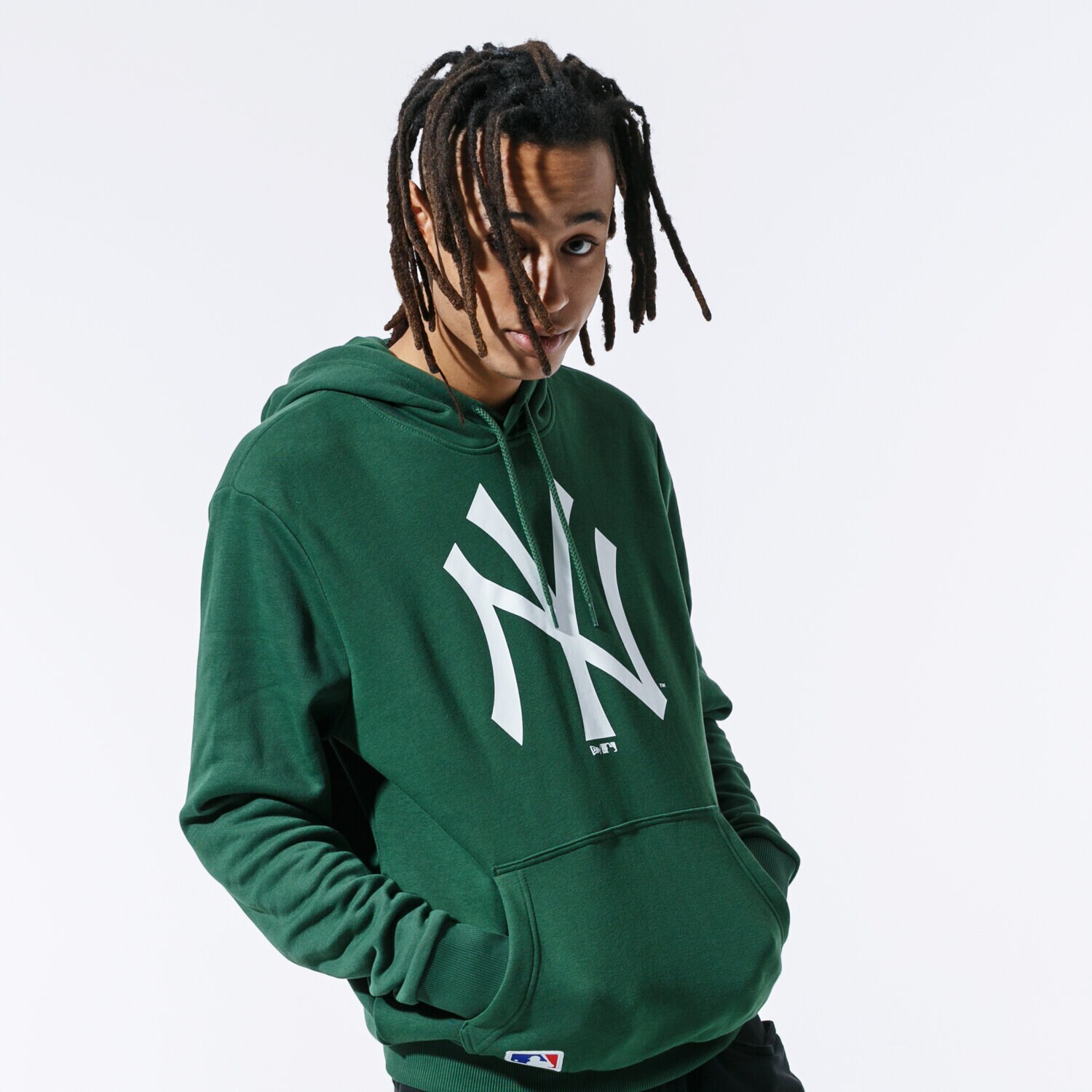 Bărbați bluză NEW ERA BLUZĂ MLB SEASONAL TEAM LOGO HOODY NEYYAN HOG 12033507 Verde