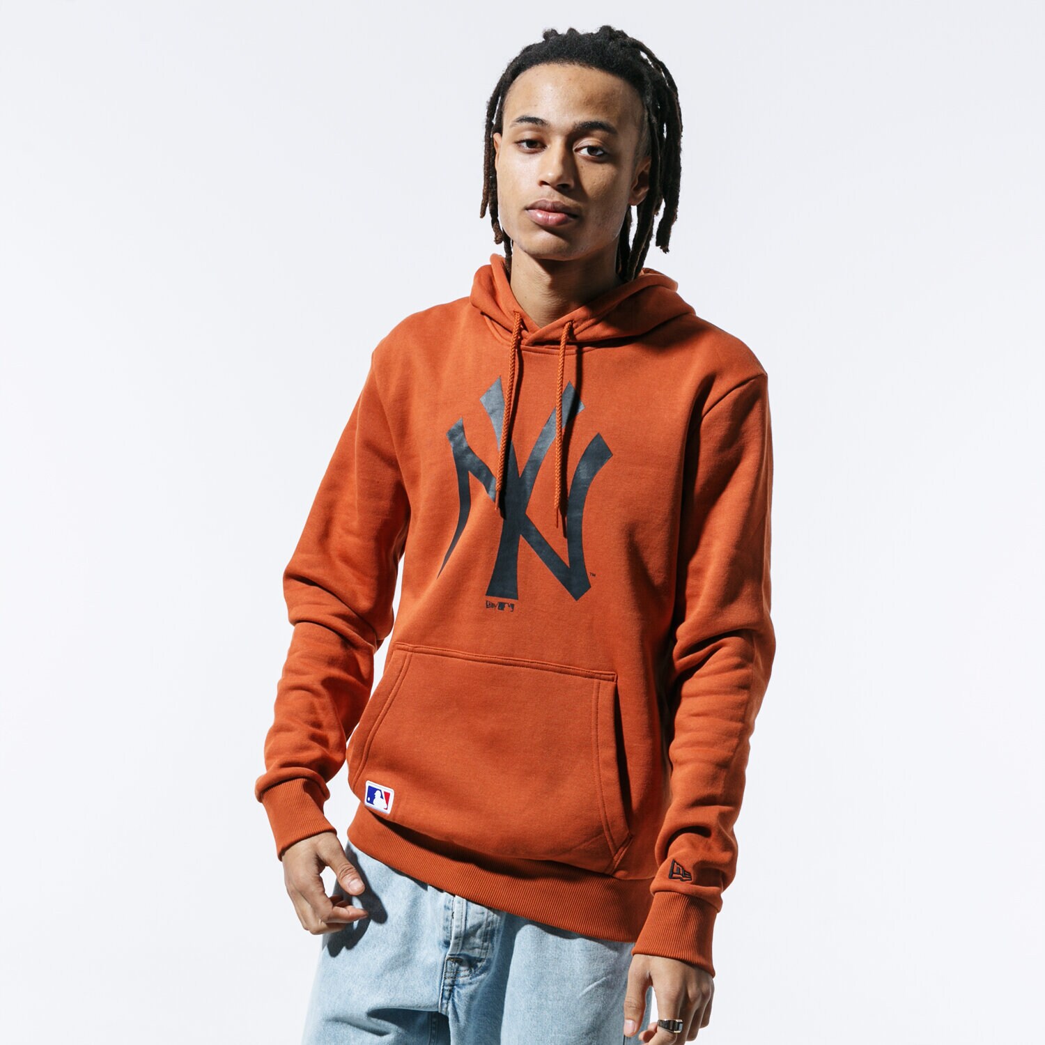 Bărbați bluză NEW ERA BLUZĂ MLB SEASONAL TEAM LOGO HOODY NEYYAN RST 12033506 Maro
