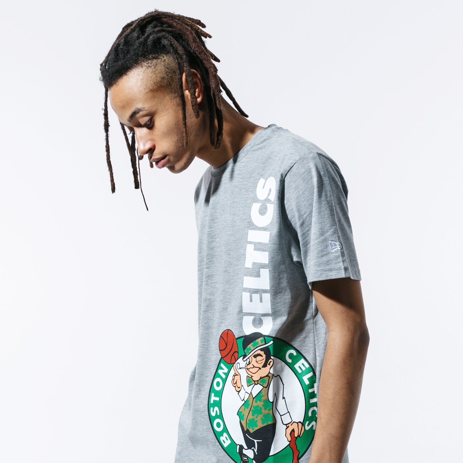 Bărbați tricou NEW ERA TRICOU SS NBA TEAM TEE BOSCEL LGH 12033446 Gri