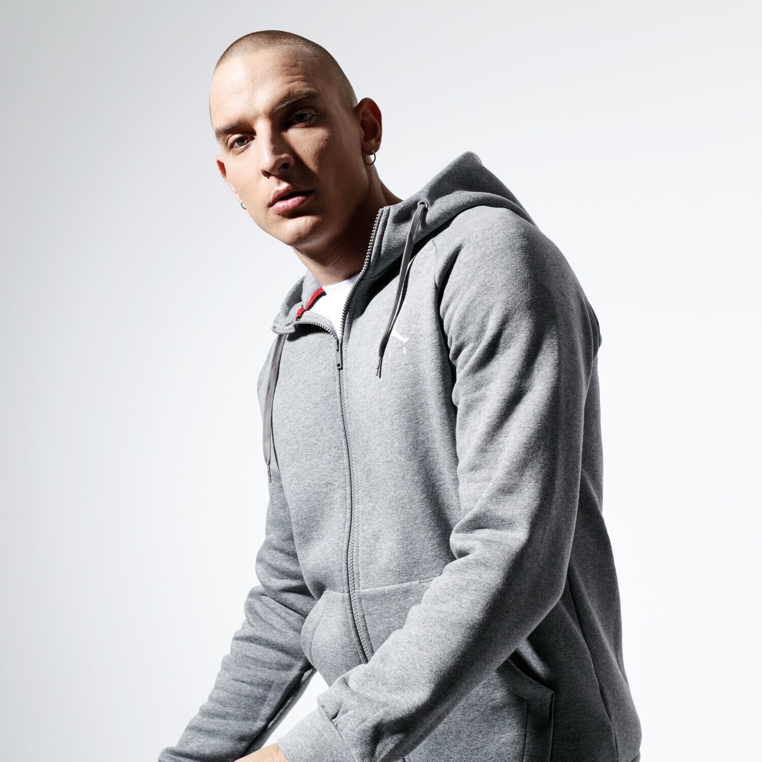 Bărbați bluză JORDAN BLUZĂ M J JUMPMAN FLEECE FZ 939998-091 Gri