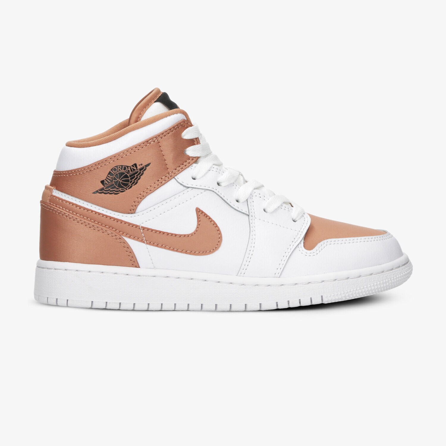 Copii pantofi sport AIR JORDAN 1 MID 555112-190 Alb