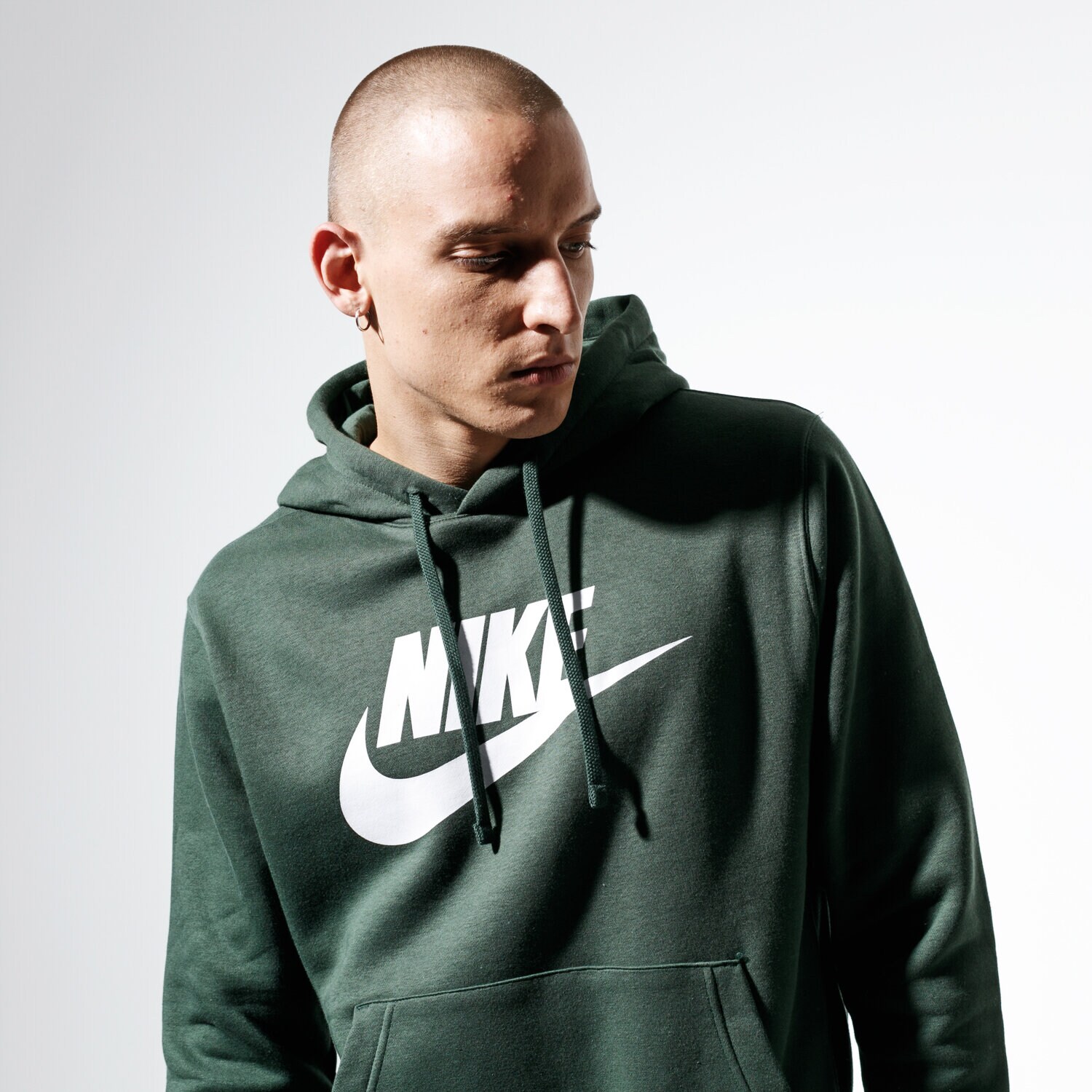 Bărbați bluză NIKE BLUZĂ M NSW CLUB HOODIE PO BB GX BV2973-370 Verde