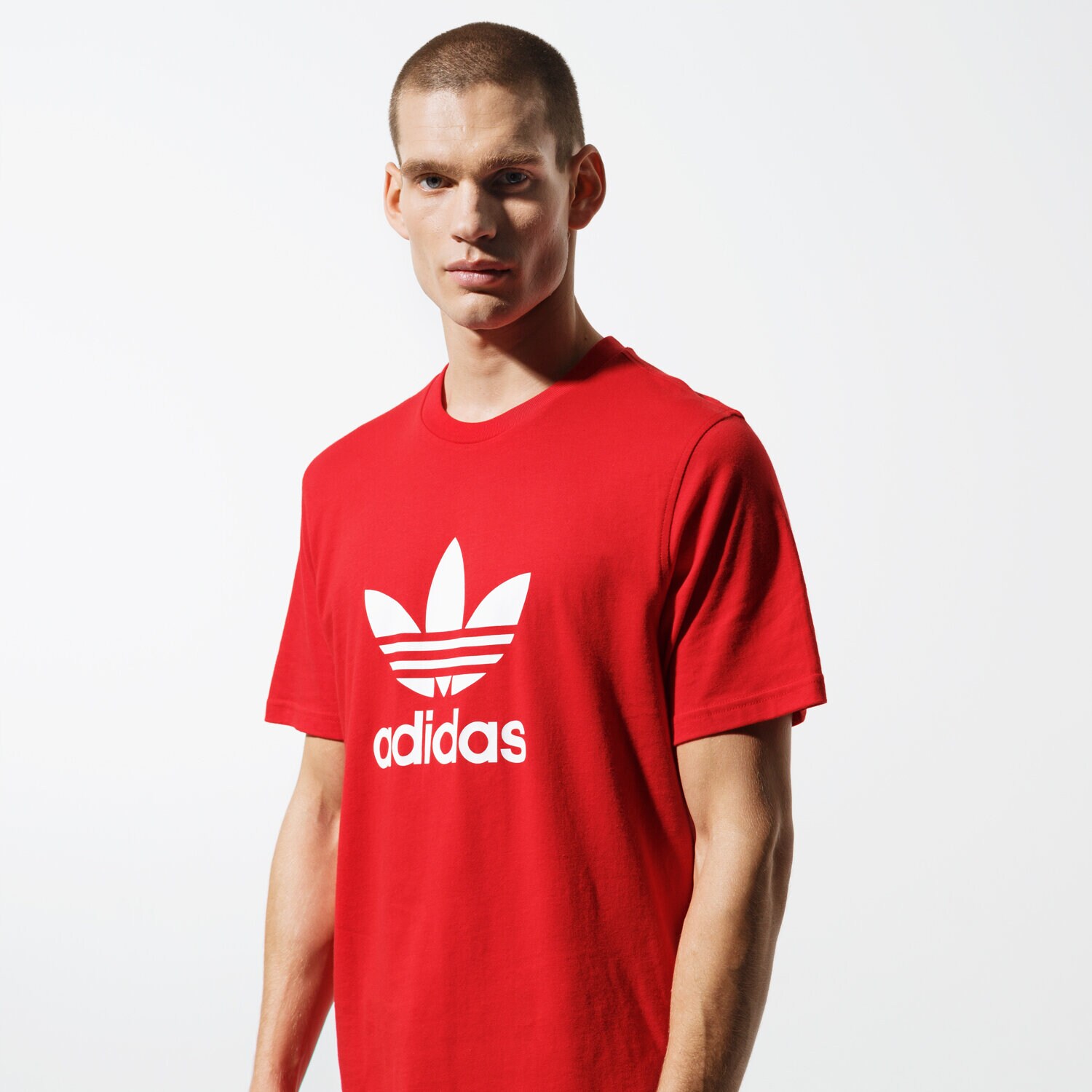 Bărbați tricou ADIDAS TRICOU SS TREFOIL TRICOU EJ9678 Roșu