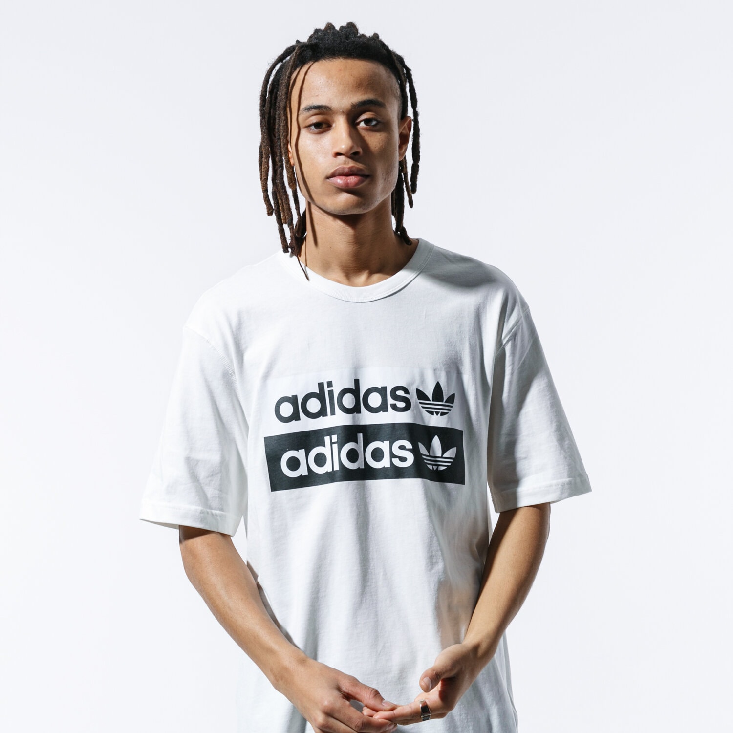 Bărbați tricou ADIDAS TRICOU SS VOCAL LOGO TEE ED7195 Alb