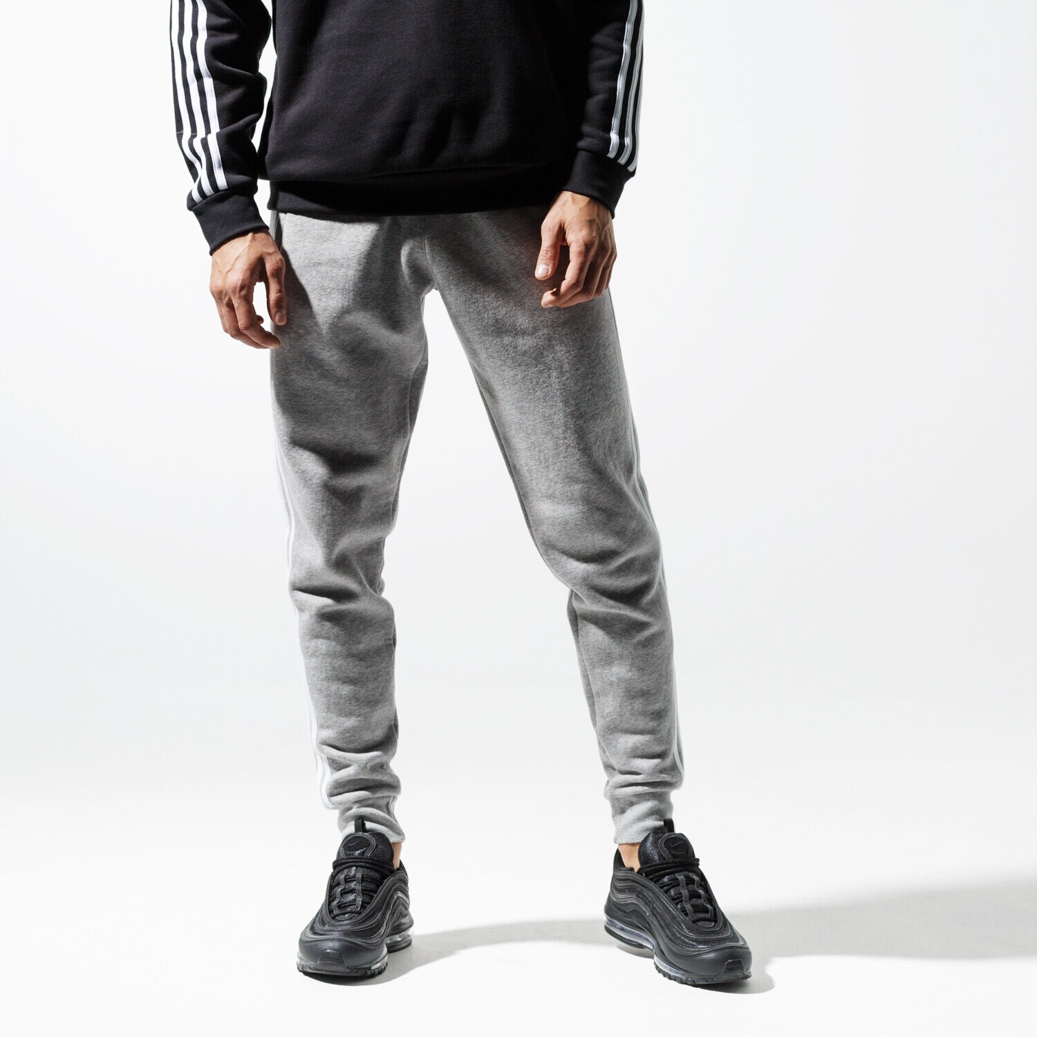 Bărbați pantaloni ADIDAS PANTALONI 3-STRIPES PANT ED6024 Alb