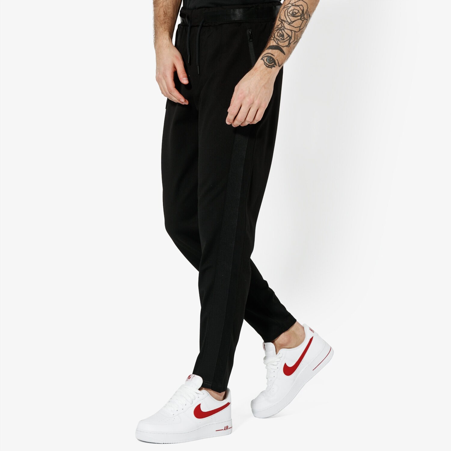 Bărbați pantaloni CONFRONT PANTALONI  BUGLE CF19SPM31001 Negru
