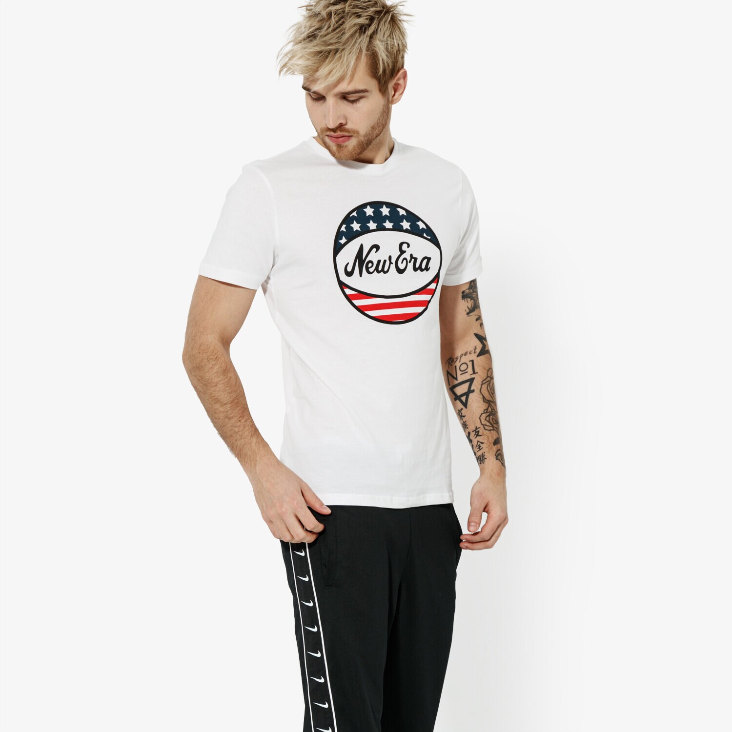 Bărbați tricou NEW ERA TRICOU SS NE BALL TEE NEWERA WHI 11914642 Alb